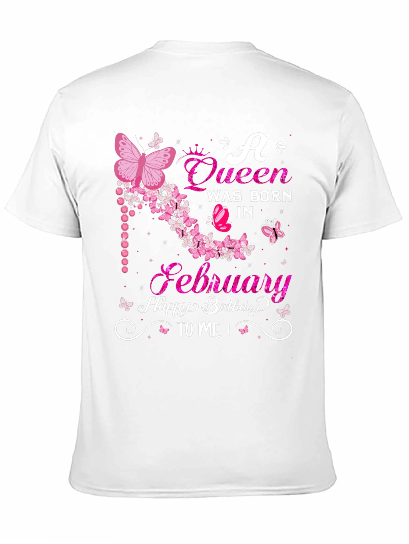 Queen Born in February Birthday T-Shirt