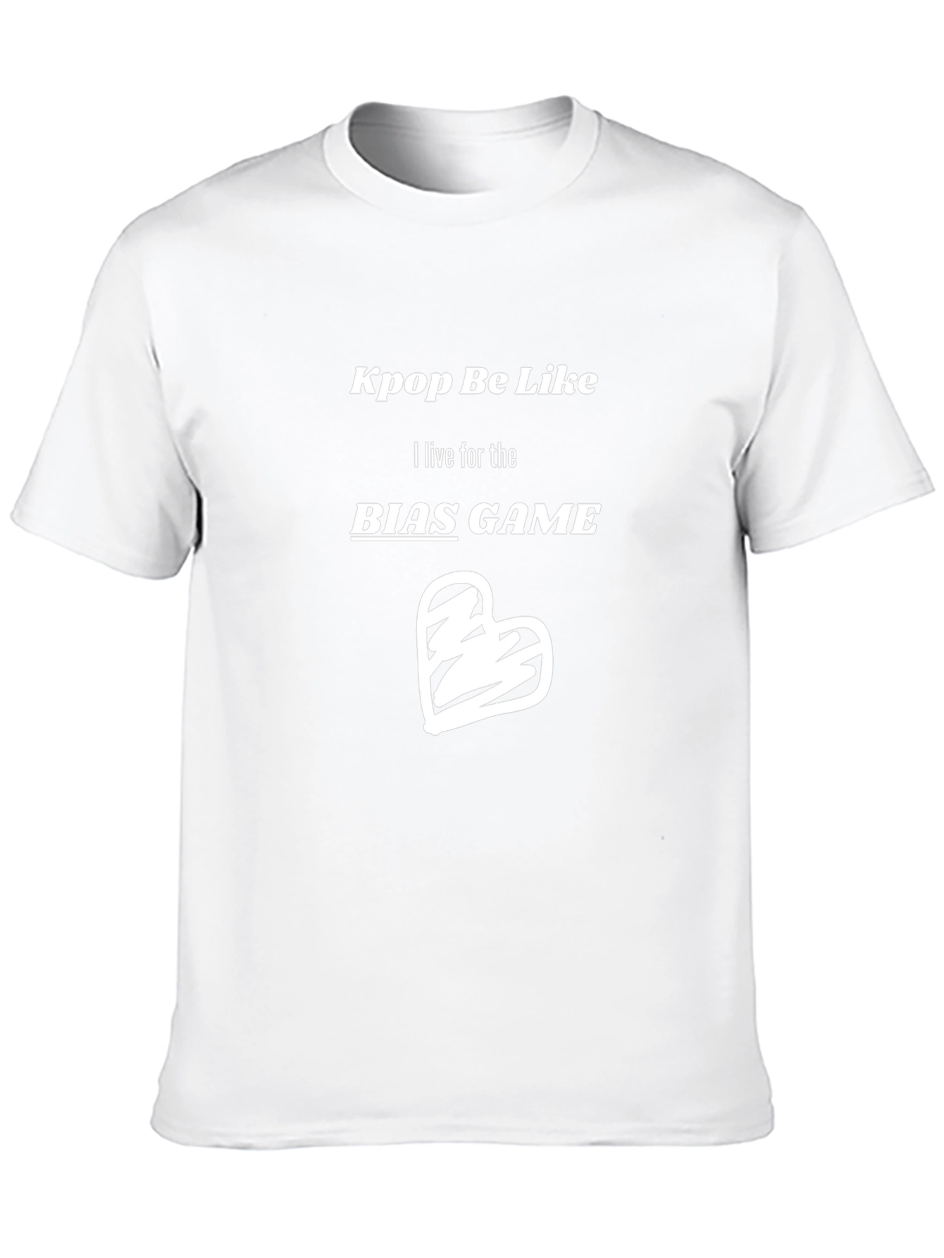 Kpop Bias Game Black T-Shirt