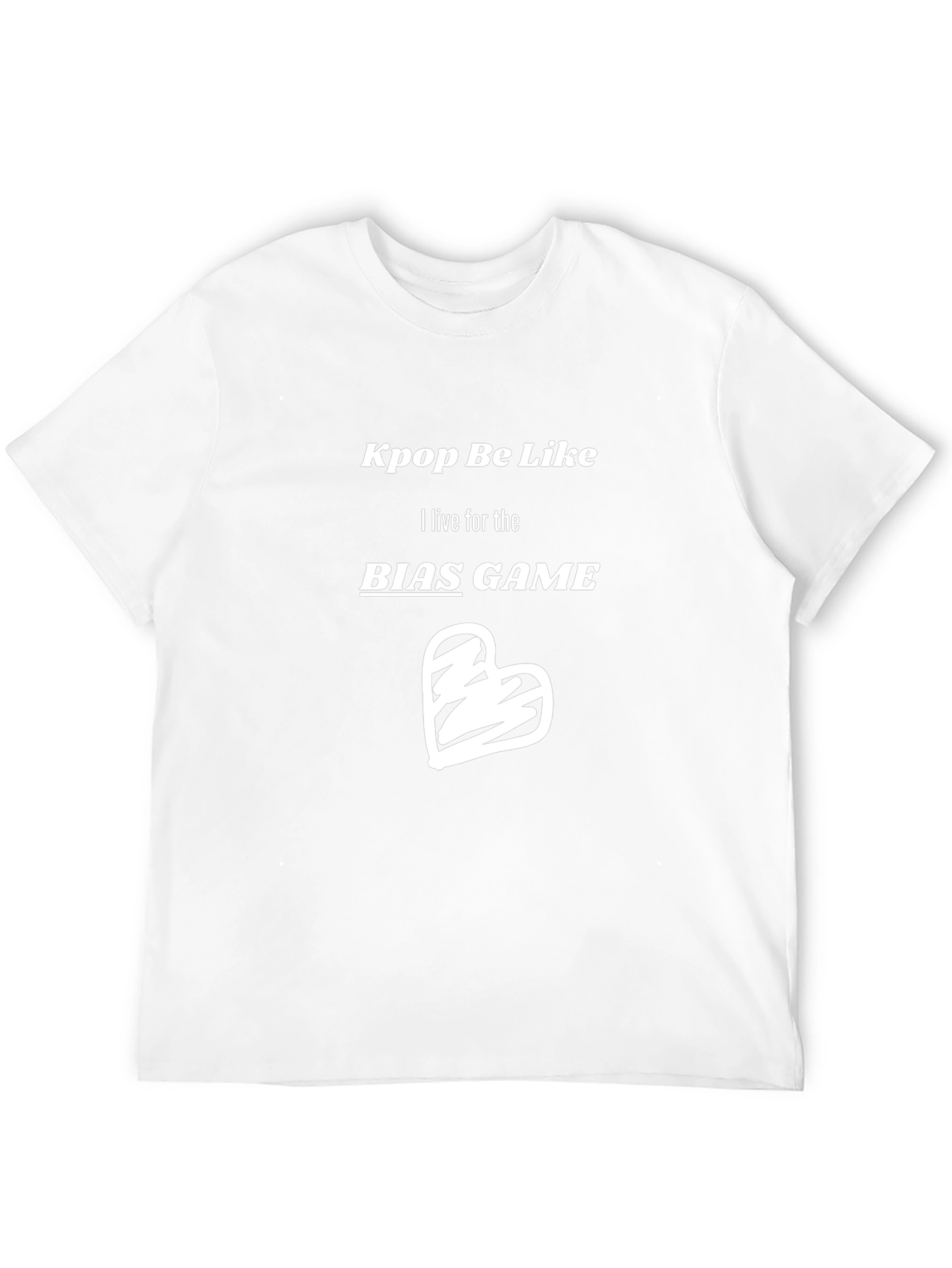 Kpop Bias Game Black T-Shirt