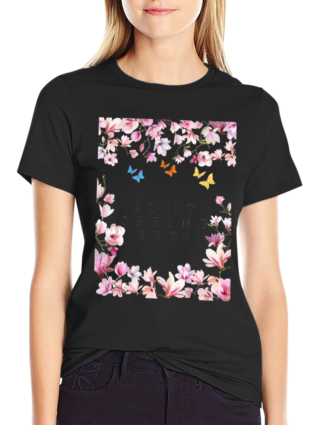 Floral Is it Spring Yet? Graphic Tee