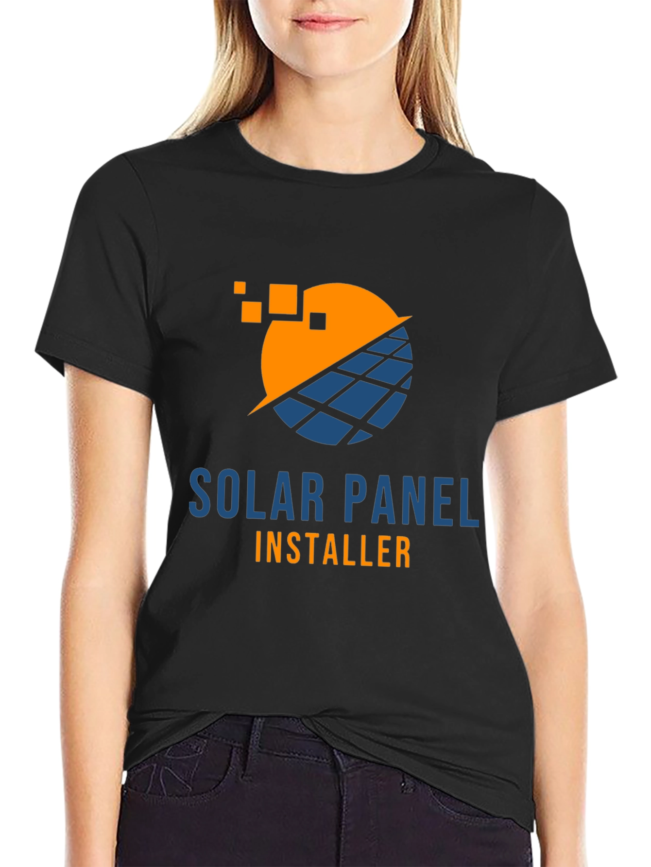 Solar Panel Installer T-Shirt - Energy Efficient Apparel