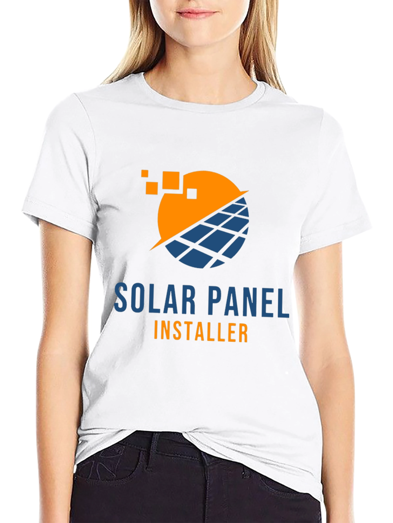 Solar Panel Installer T-Shirt - Energy Efficient Apparel