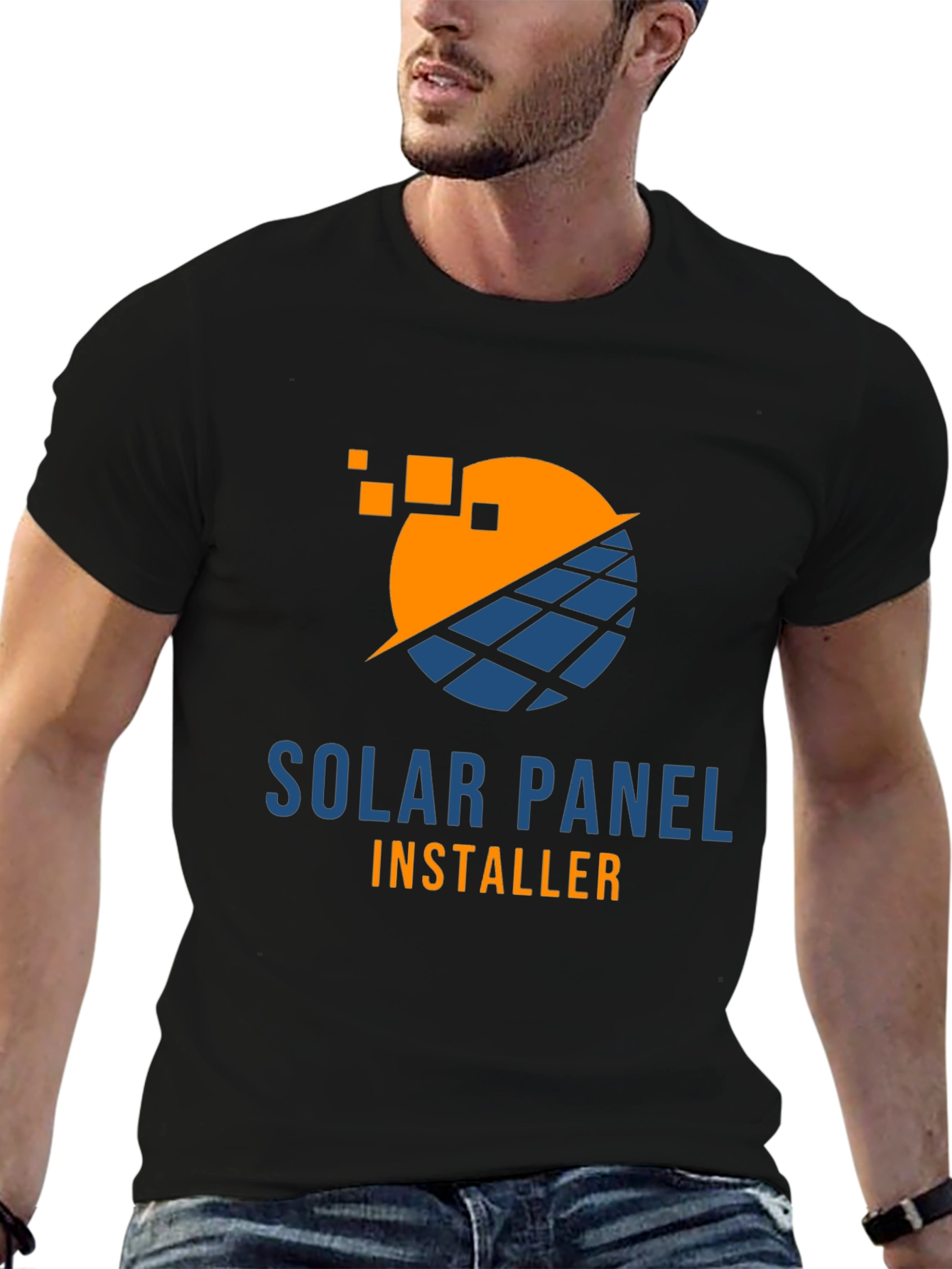 Solar Panel Installer T-Shirt - Energy Efficient Apparel