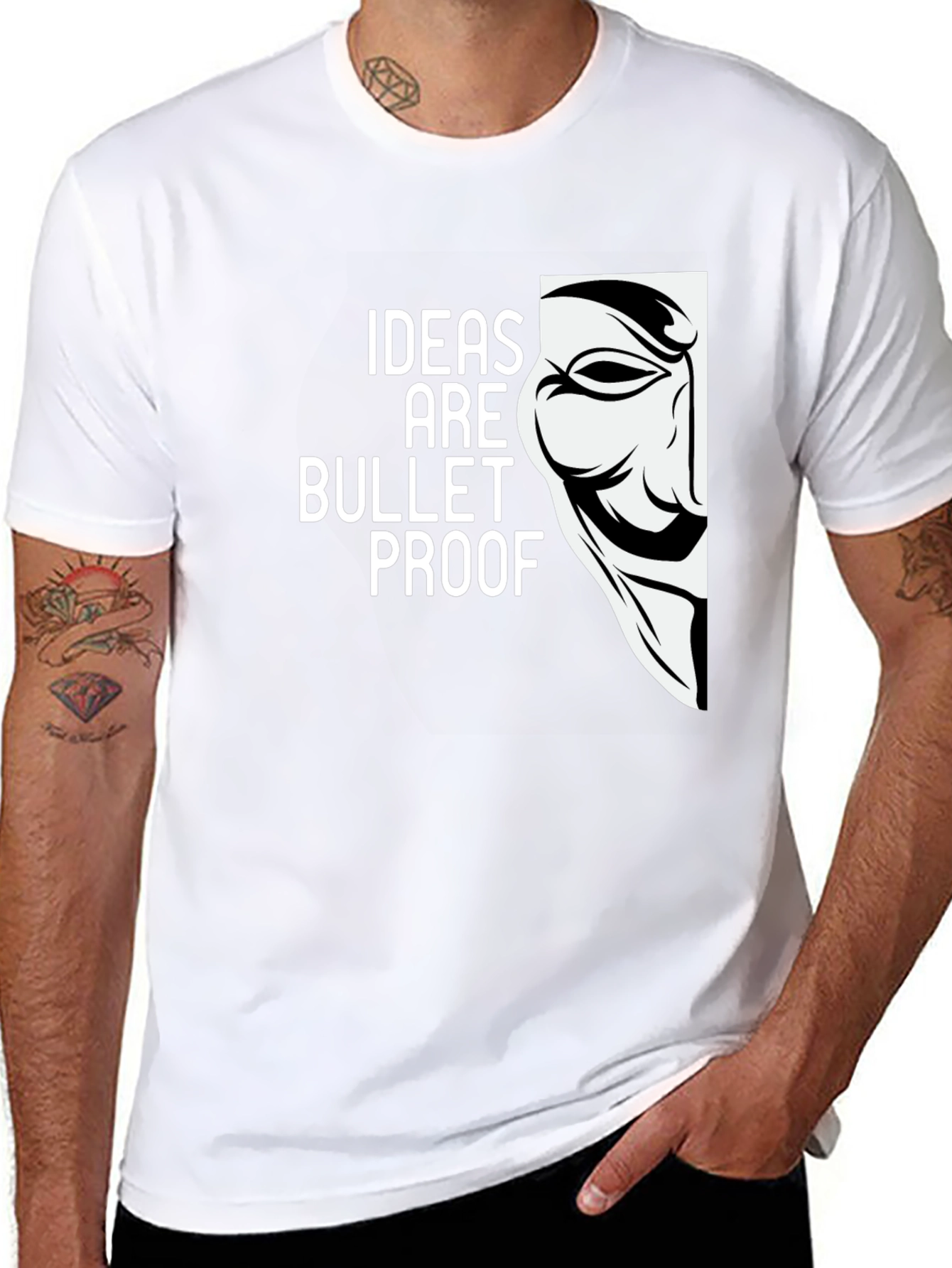 Ideas Are Bulletproof Graphic Tee
