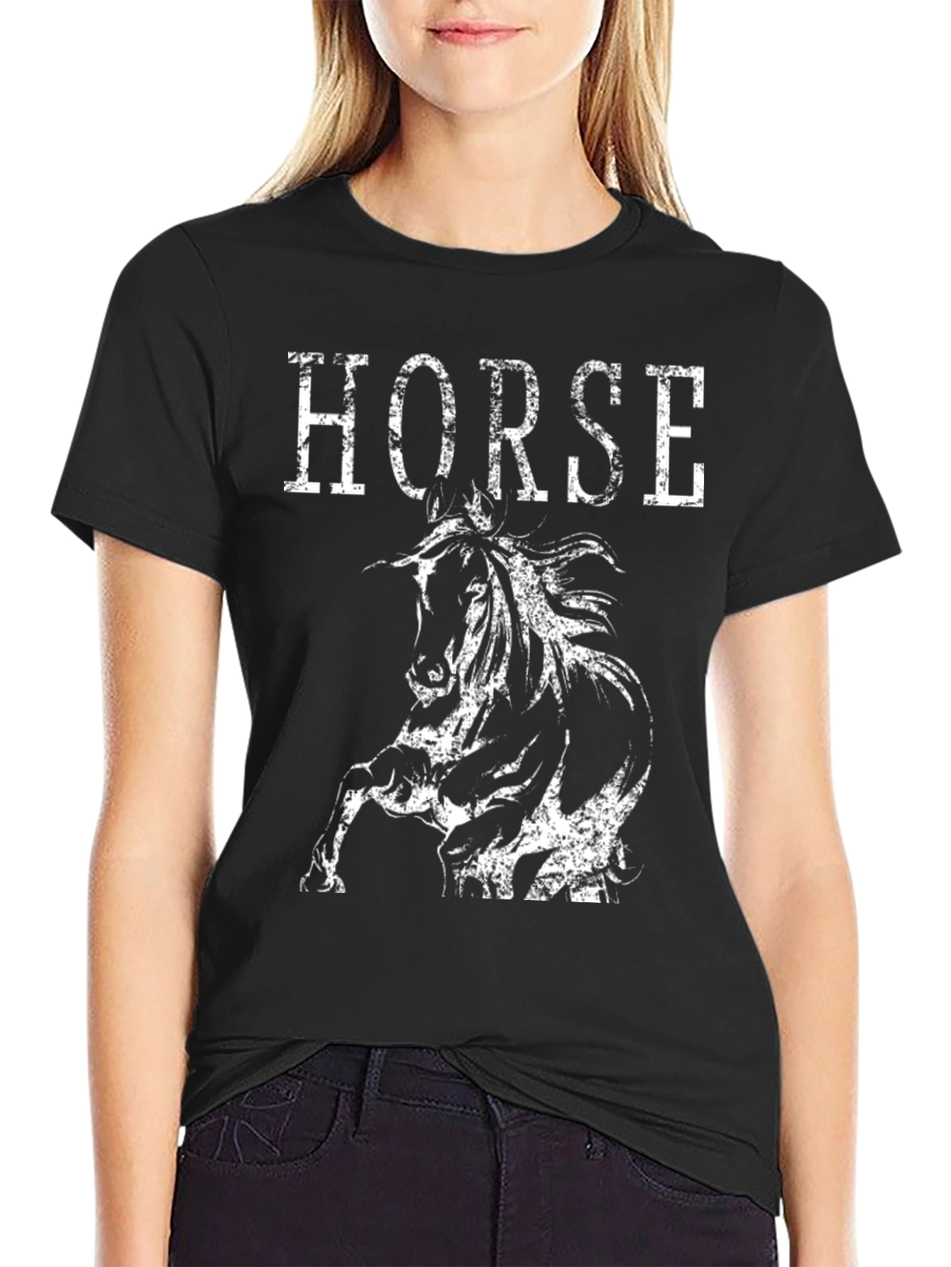 Black Horse Graphic Tee