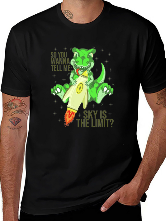 Dino Rocket T-Shirt: Skys the Limit!