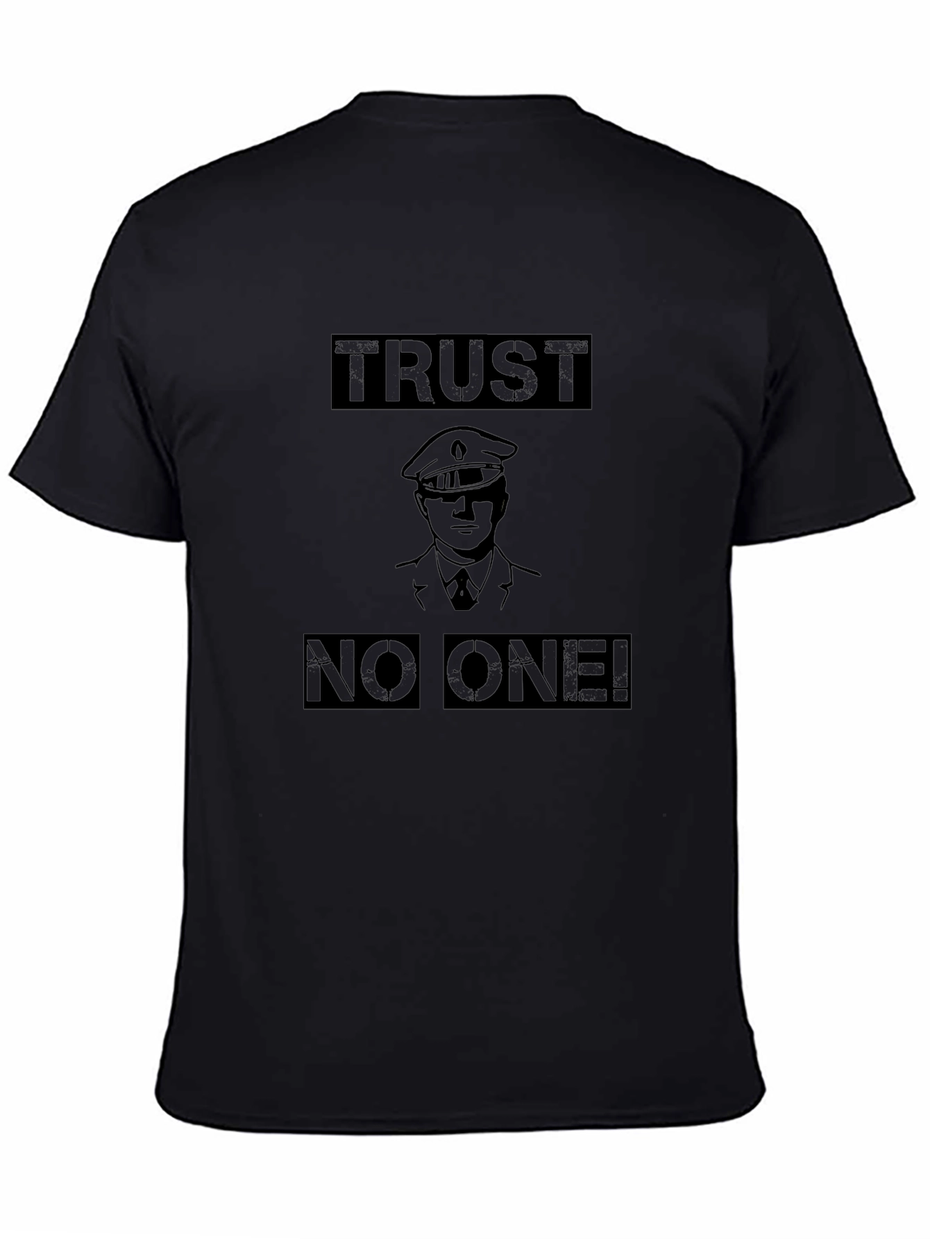 Trust No One Black T-Shirt