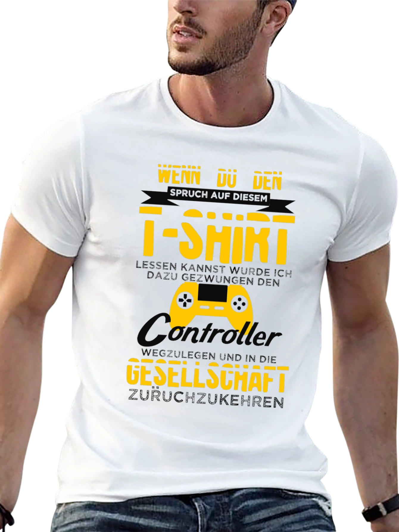 Gamer T-Shirt - Wenn Du Den Spruch Lesen Kannst