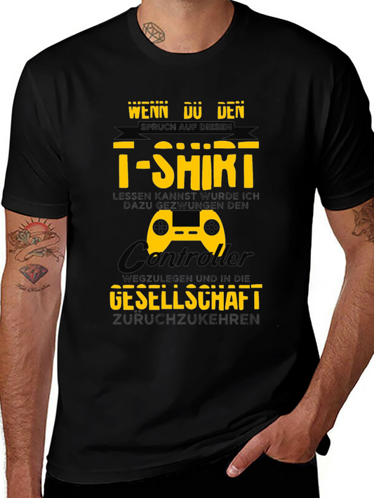 Gamer T-Shirt - Wenn Du Den Spruch Lesen Kannst