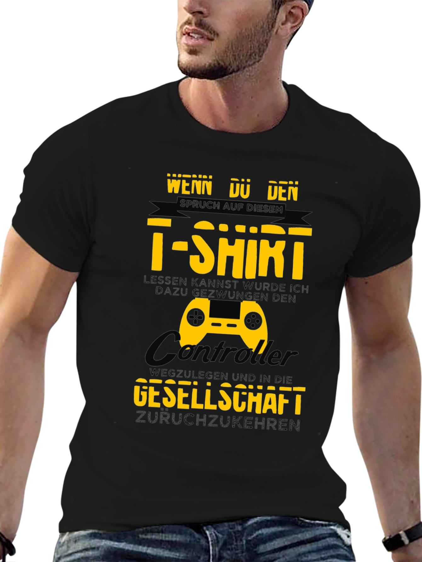 Gamer T-Shirt - Wenn Du Den Spruch Lesen Kannst