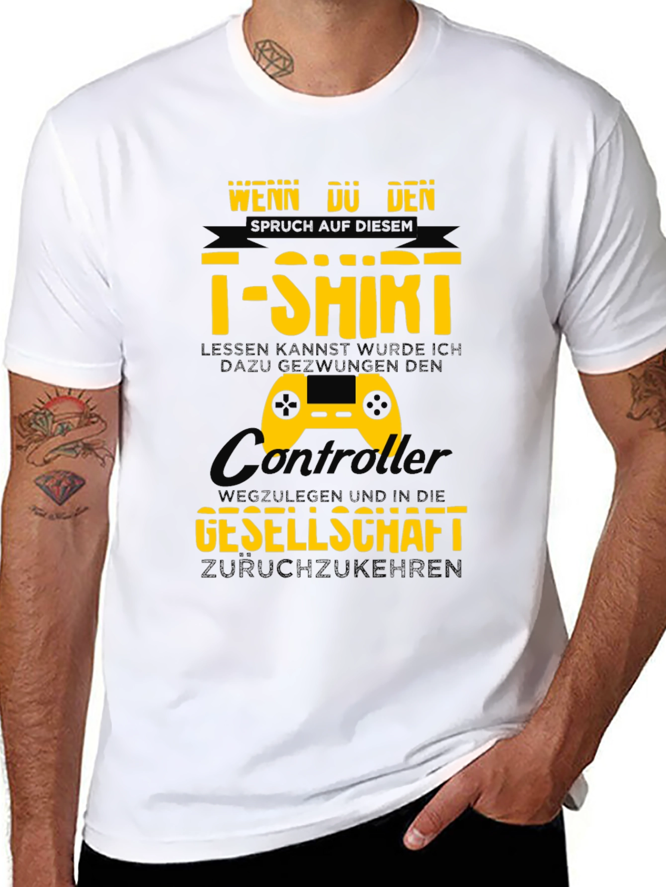 Gamer T-Shirt - Wenn Du Den Spruch Lesen Kannst