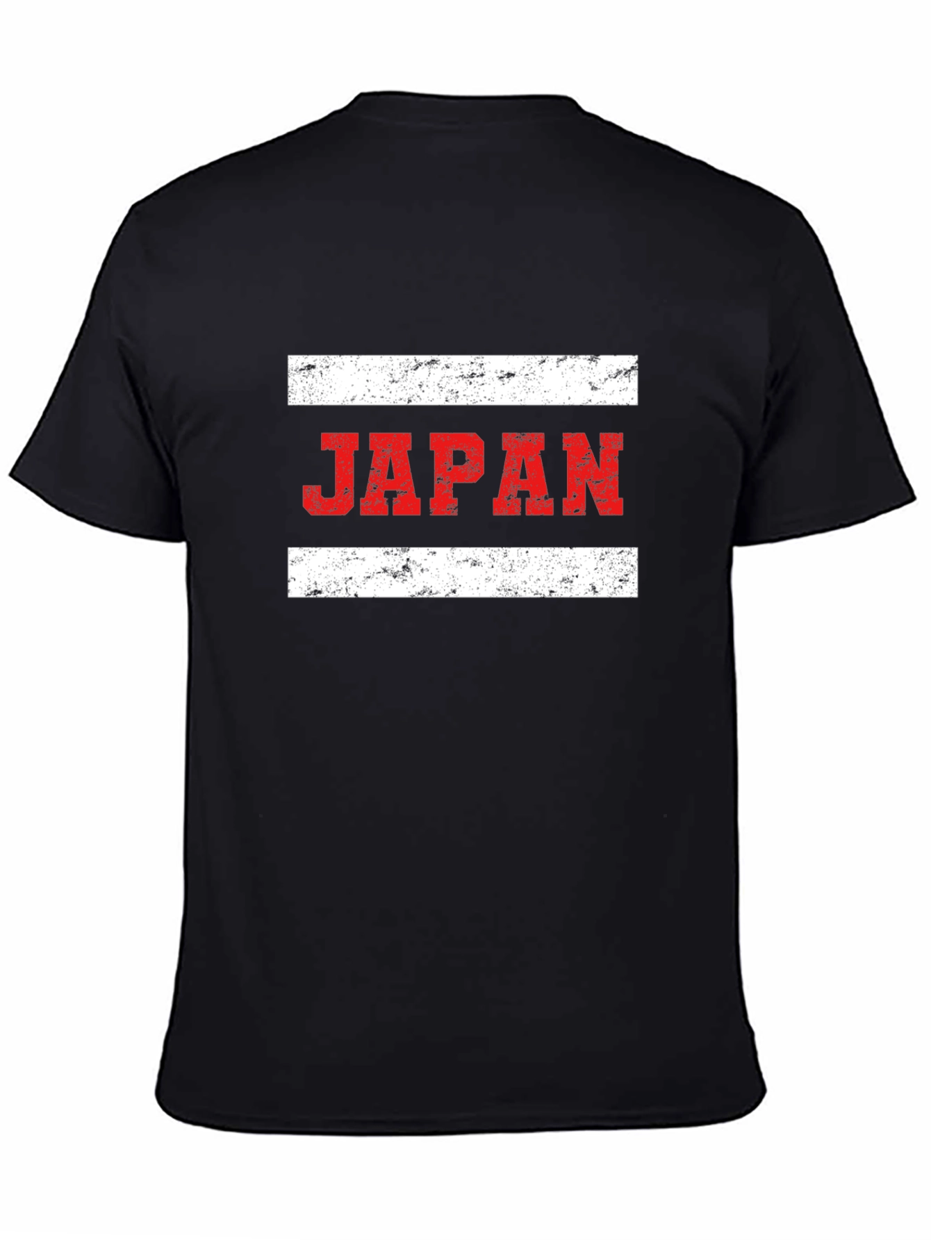 Japan Flag Graphic Tee - Distressed Print