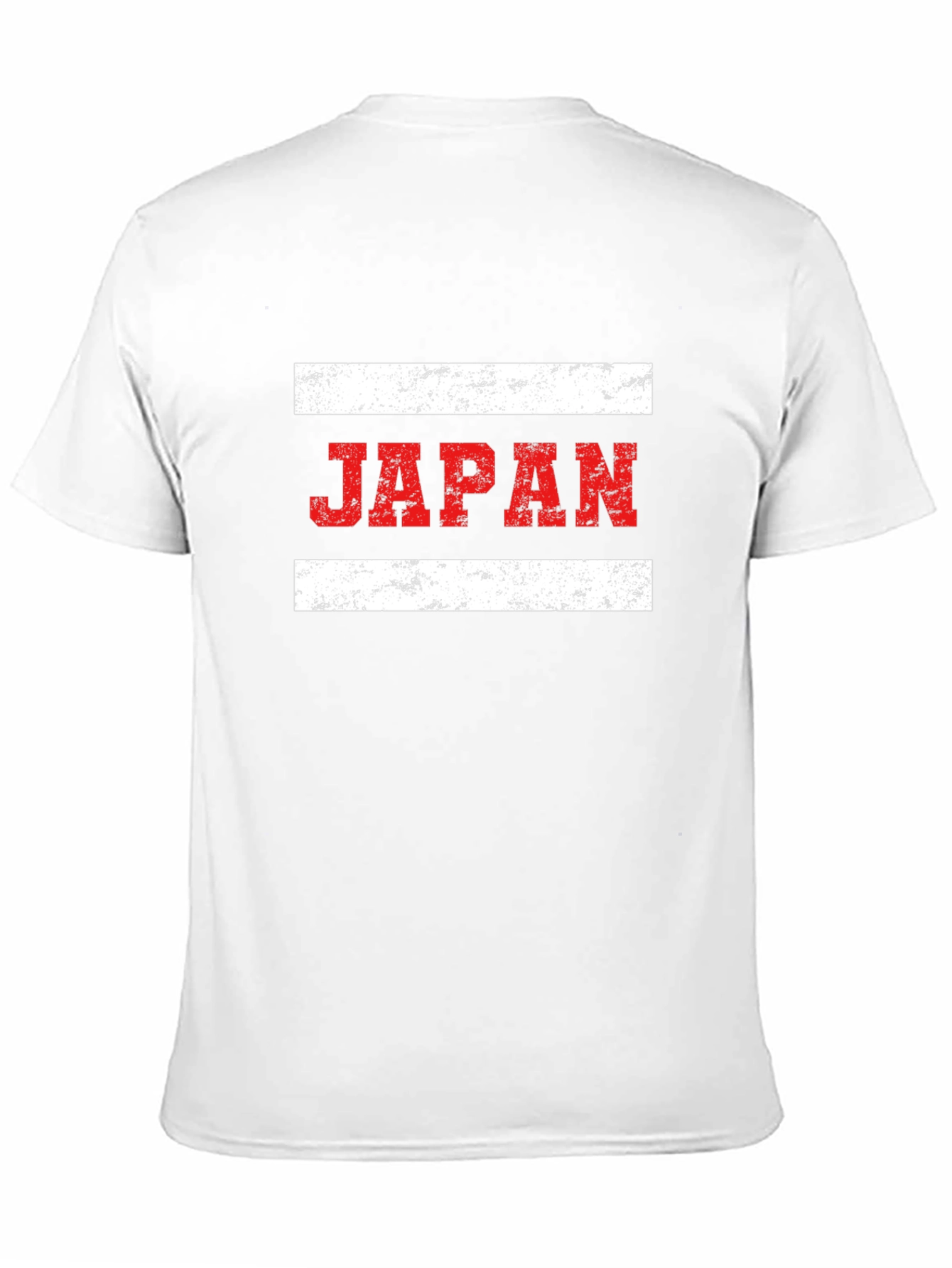 Japan Flag Graphic Tee - Distressed Print