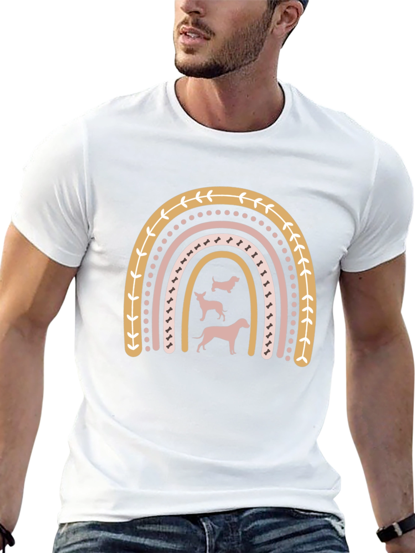 Dog Lover Rainbow T-Shirt