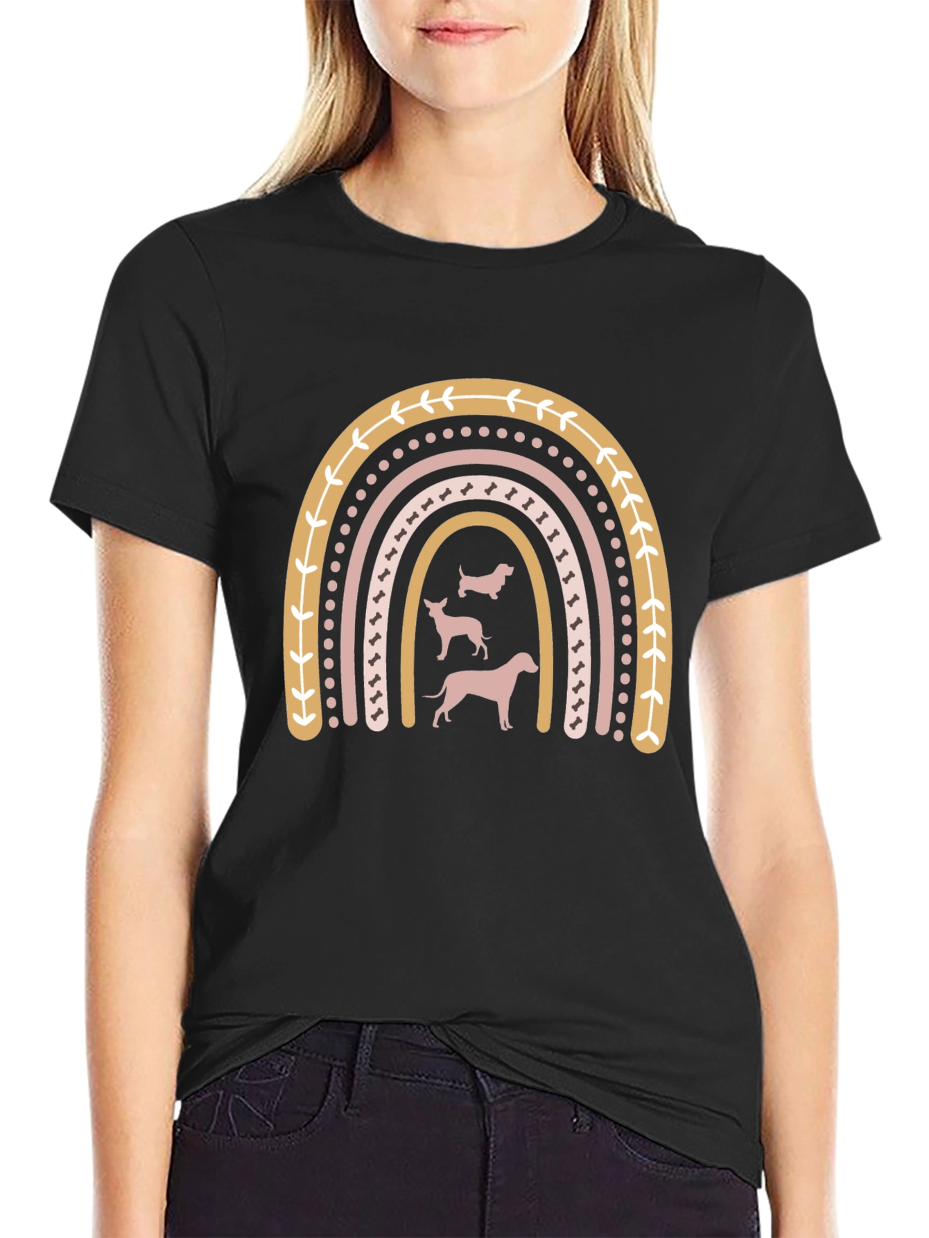 Dog Lover Rainbow T-Shirt