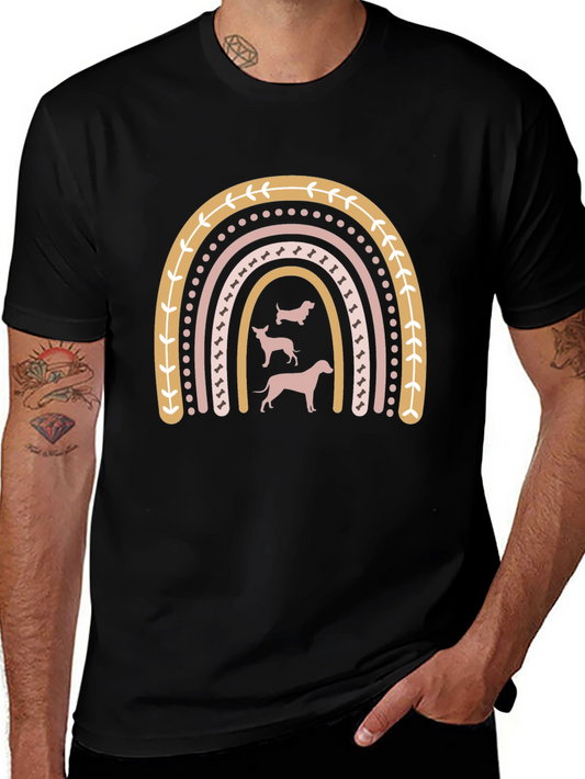 Dog Lover Rainbow T-Shirt
