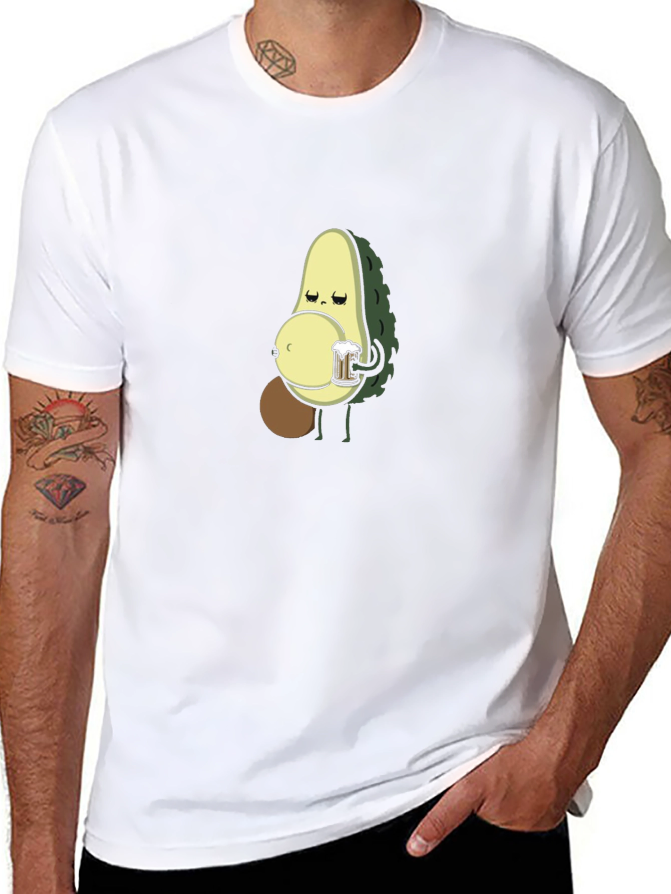 Avocado Beer T-Shirt - Funny Drinking Tee