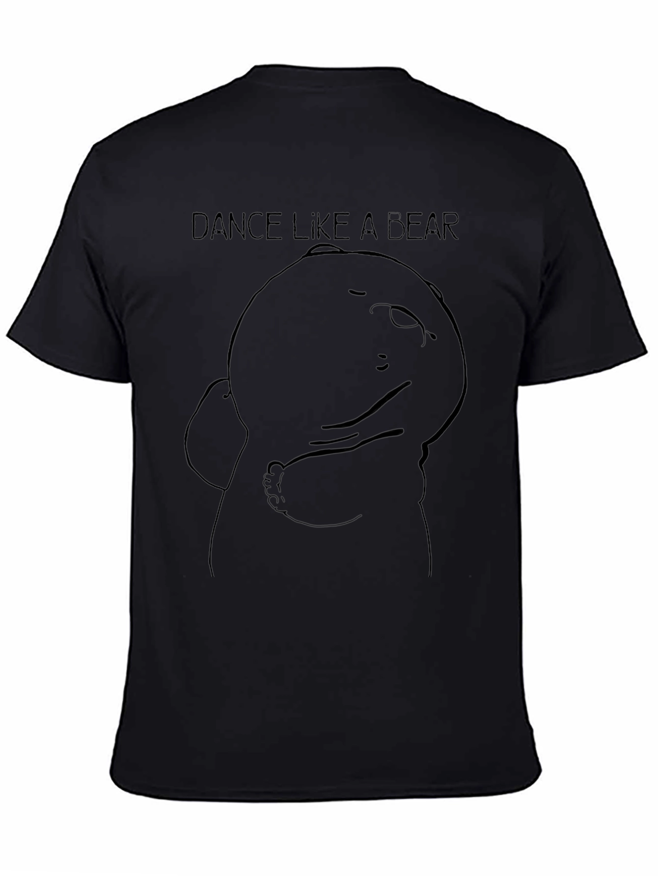 Dance Like a Bear Black T-Shirt