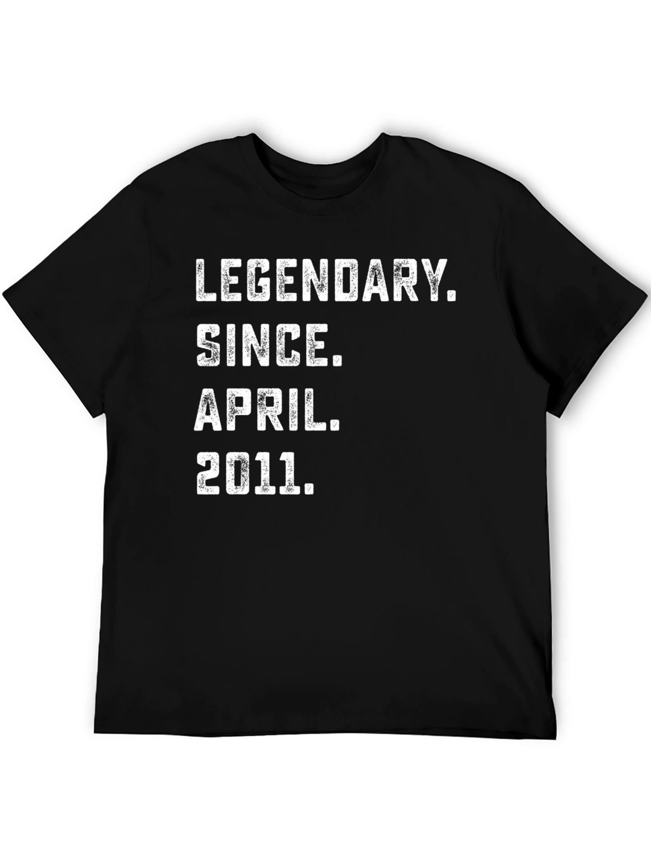 Legendary Since April 2011 Black T-Shirt