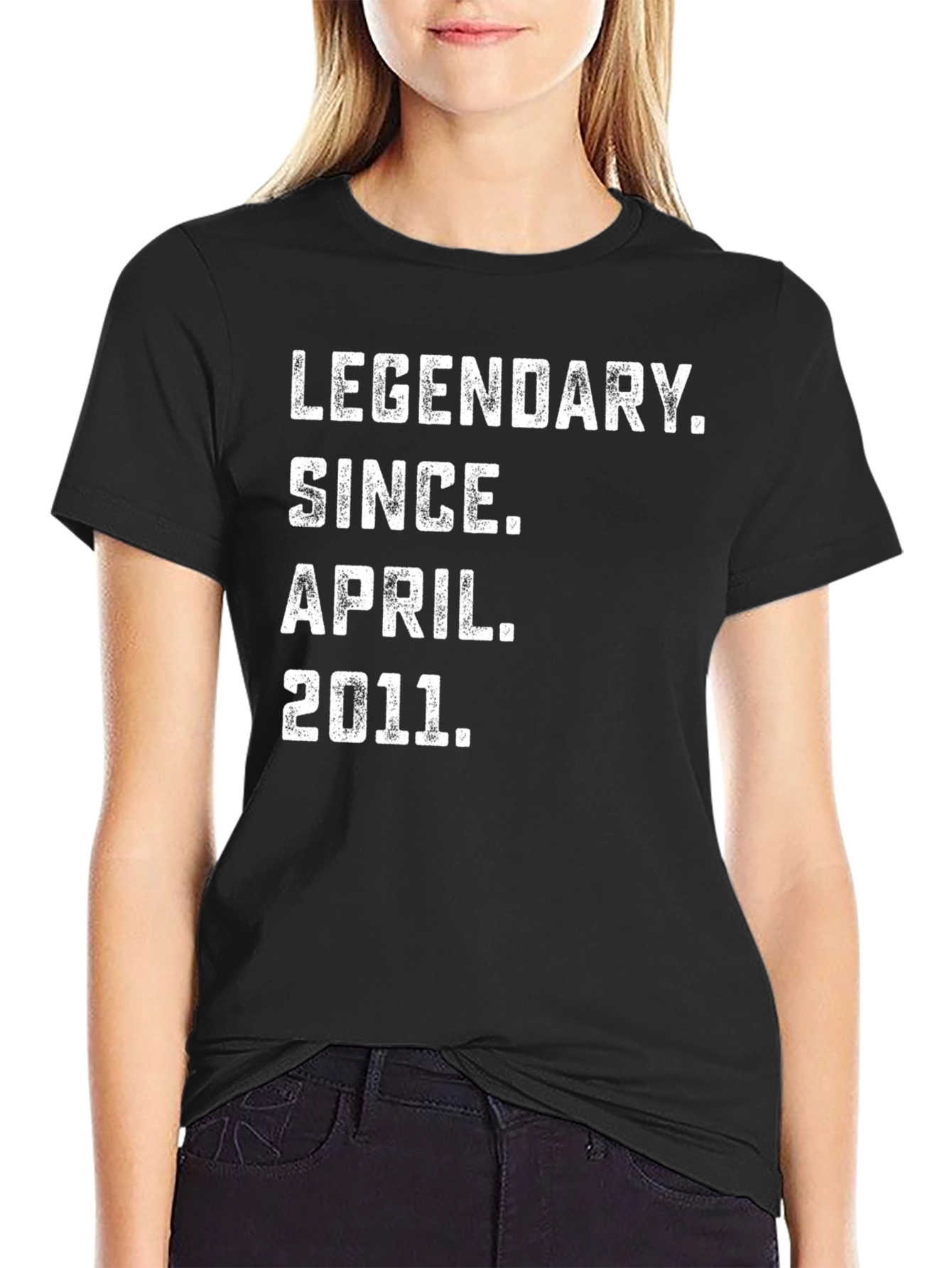 Legendary Since April 2011 Black T-Shirt