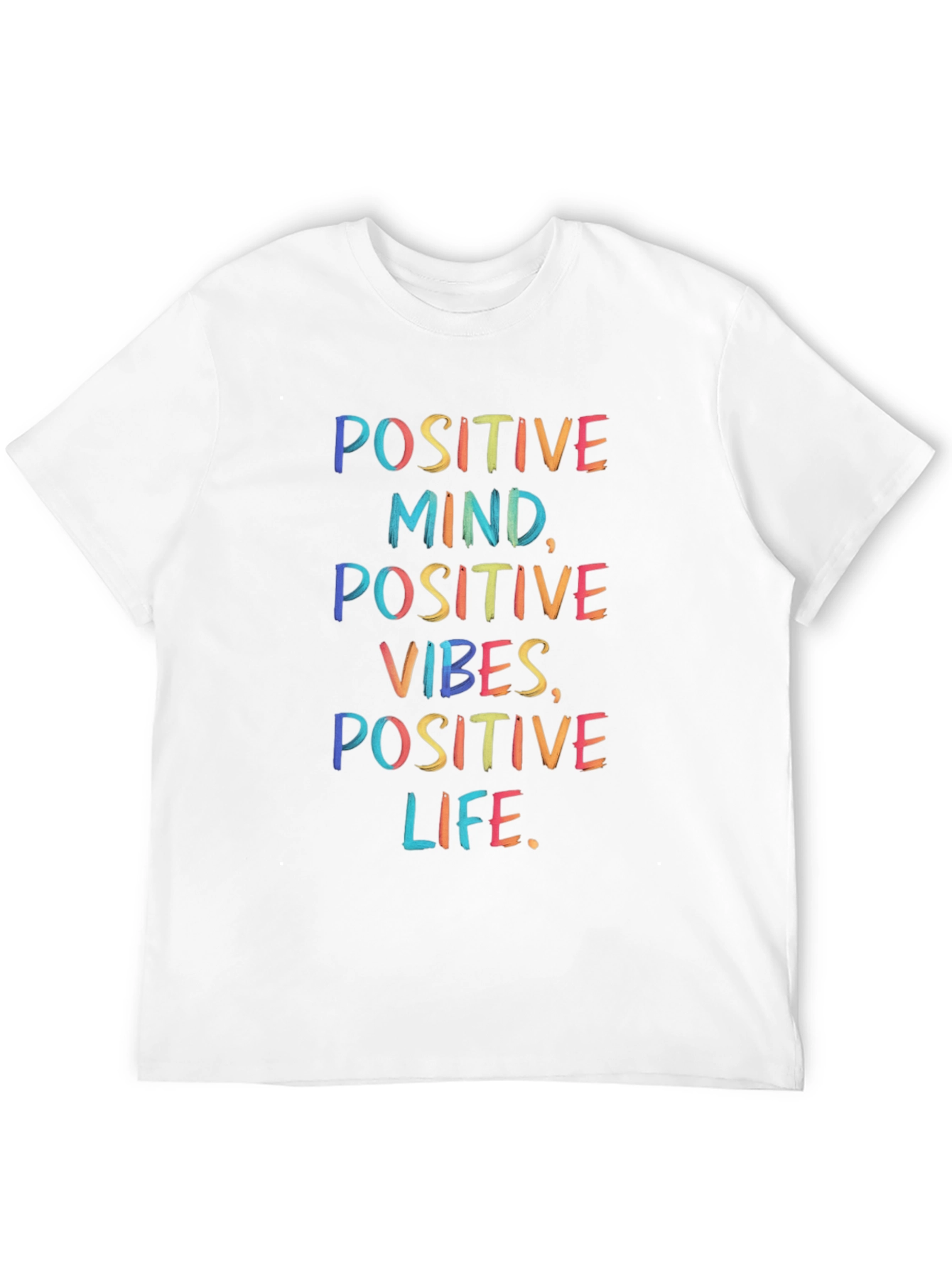 Positive Vibes Graphic Tee - Inspirational T-Shirt