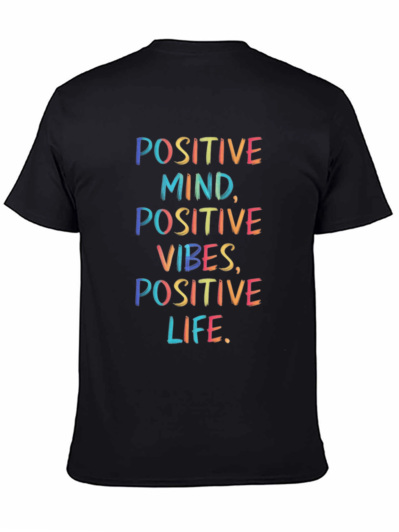 Positive Vibes Graphic Tee - Inspirational T-Shirt