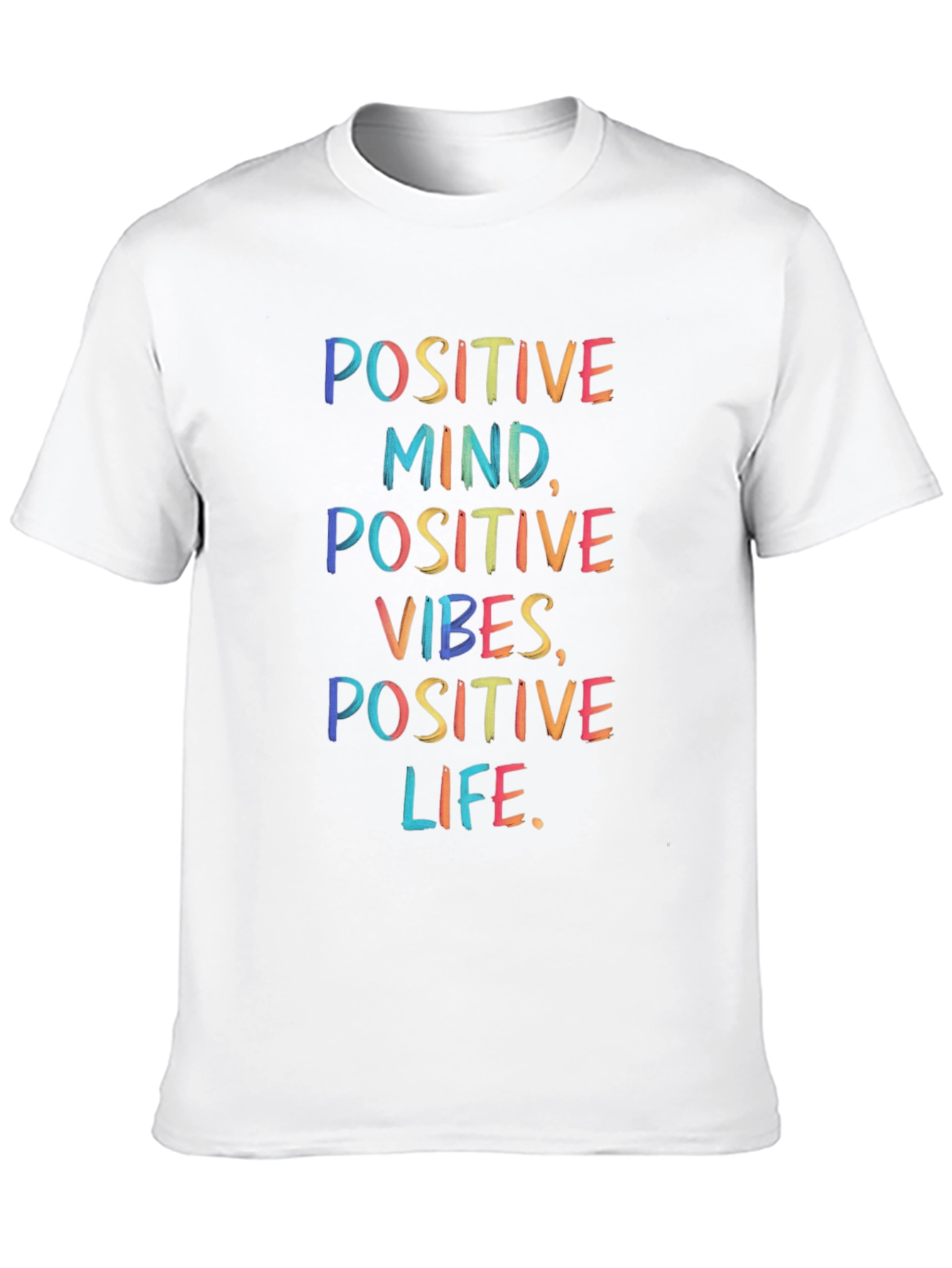 Positive Vibes Graphic Tee - Inspirational T-Shirt