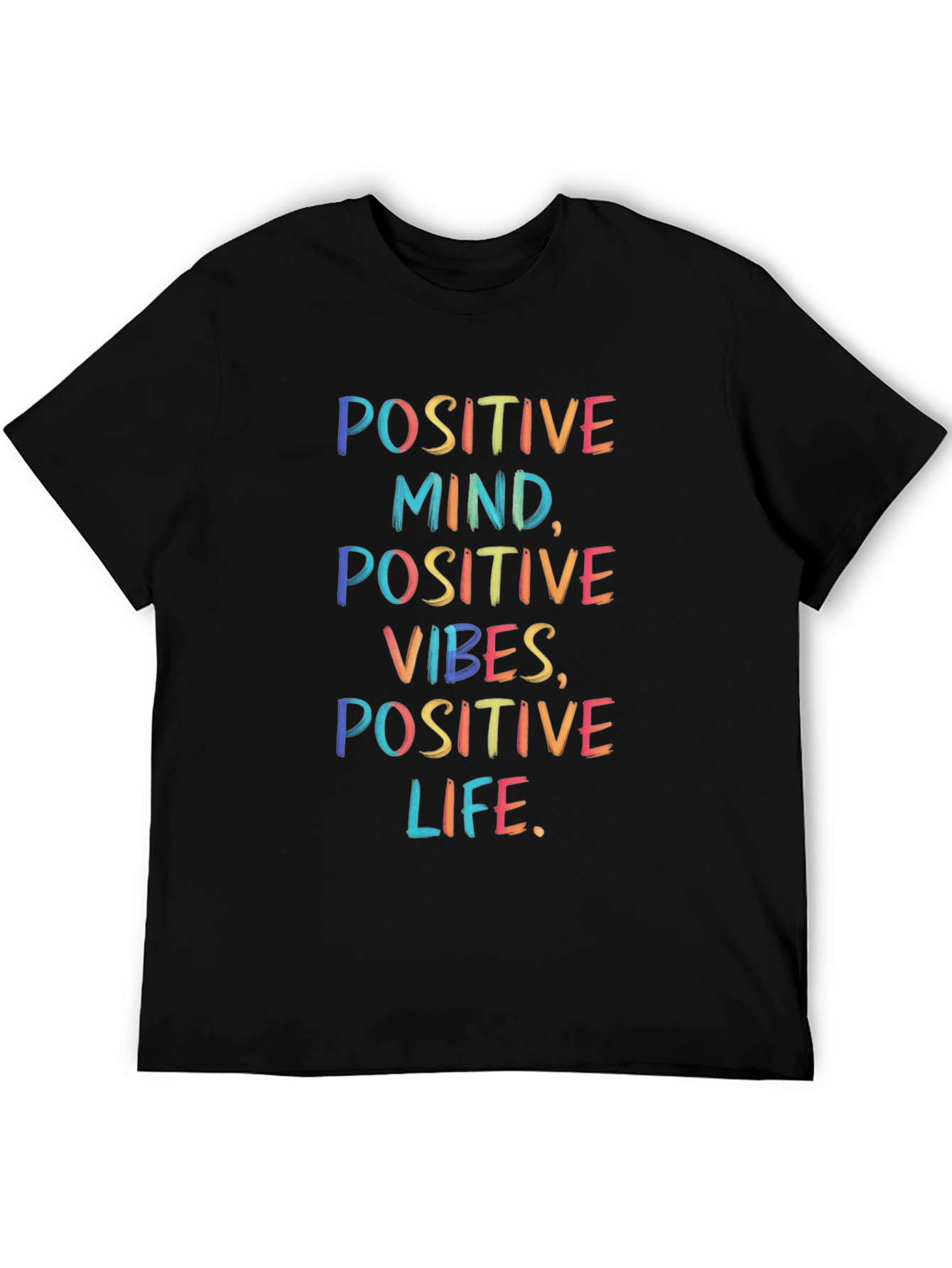 Positive Vibes Graphic Tee - Inspirational T-Shirt