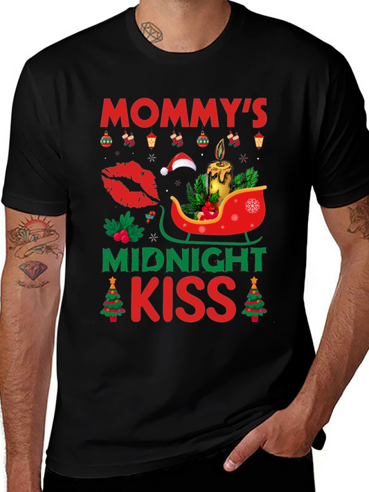 Mommys Midnight Kiss Christmas T-Shirt