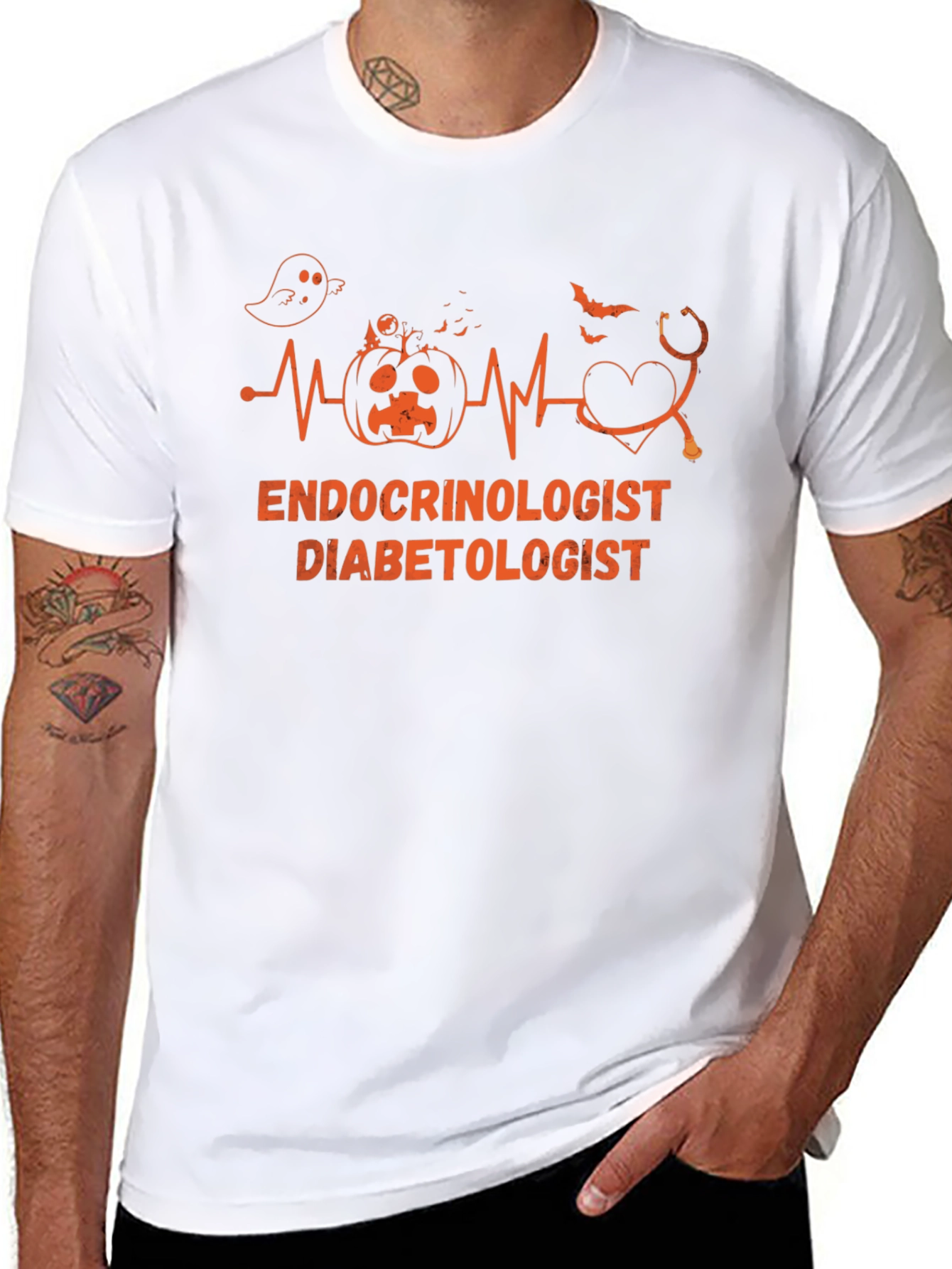 Endocrinologist Diabetologist Halloween T-Shirt