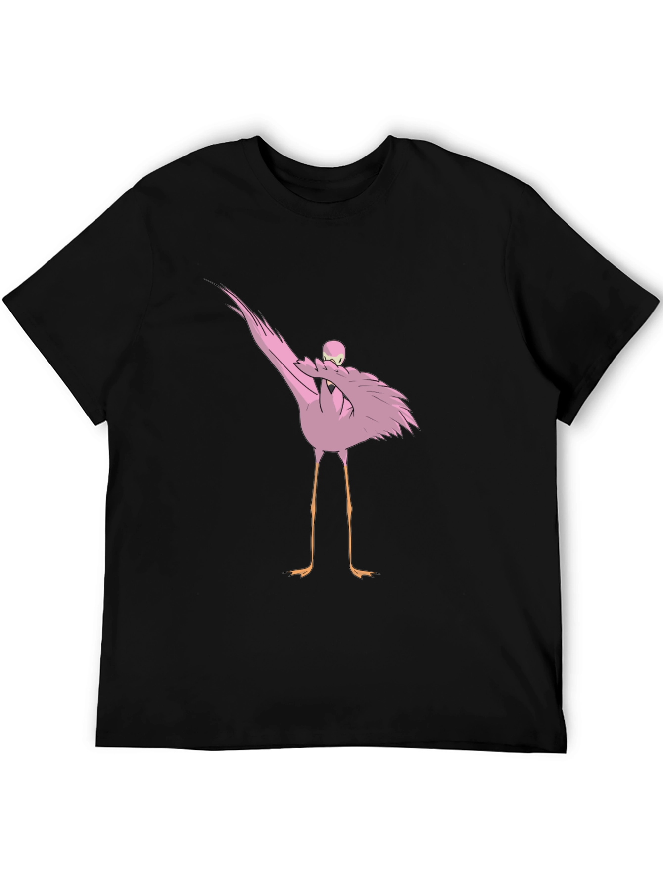 Black Flamingo Dab Graphic Tee