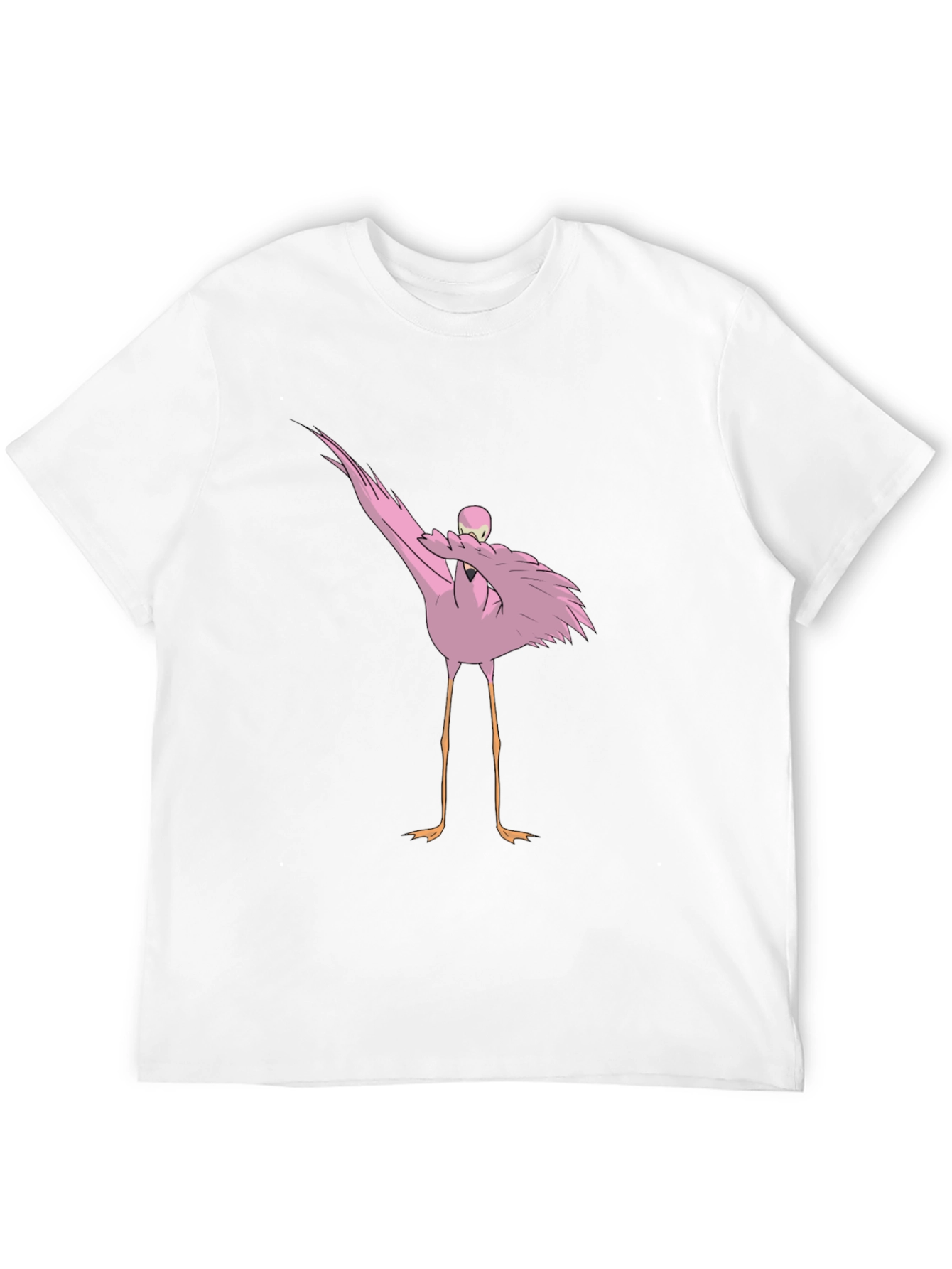 Black Flamingo Dab Graphic Tee