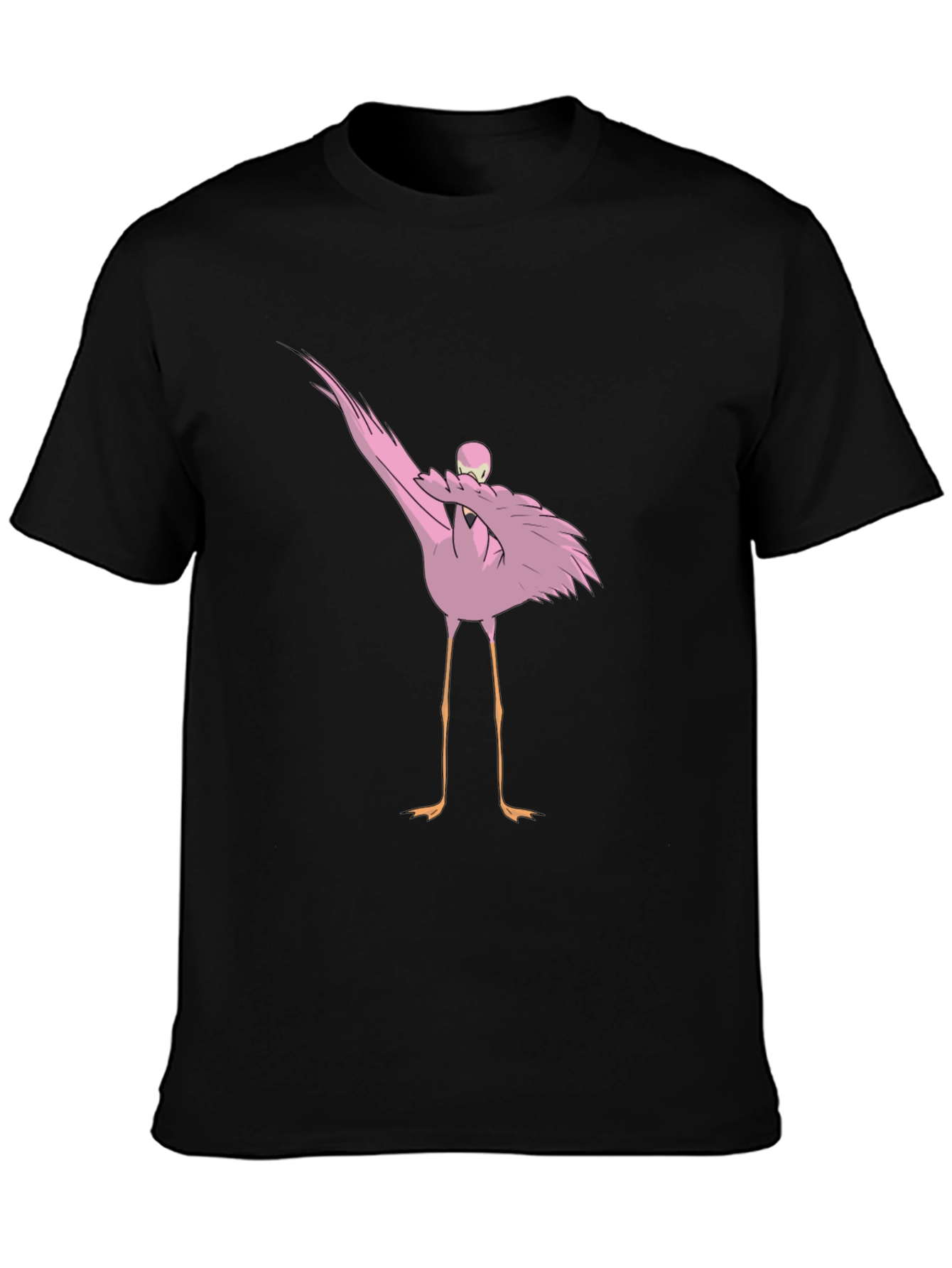 Black Flamingo Dab Graphic Tee