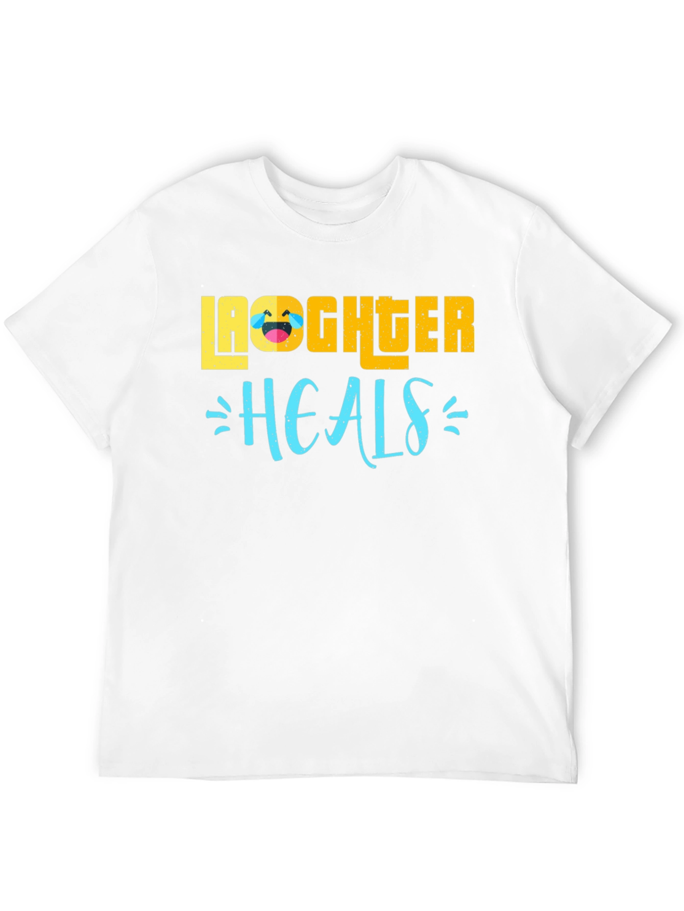Laughter Heals Graphic T-Shirt - Black