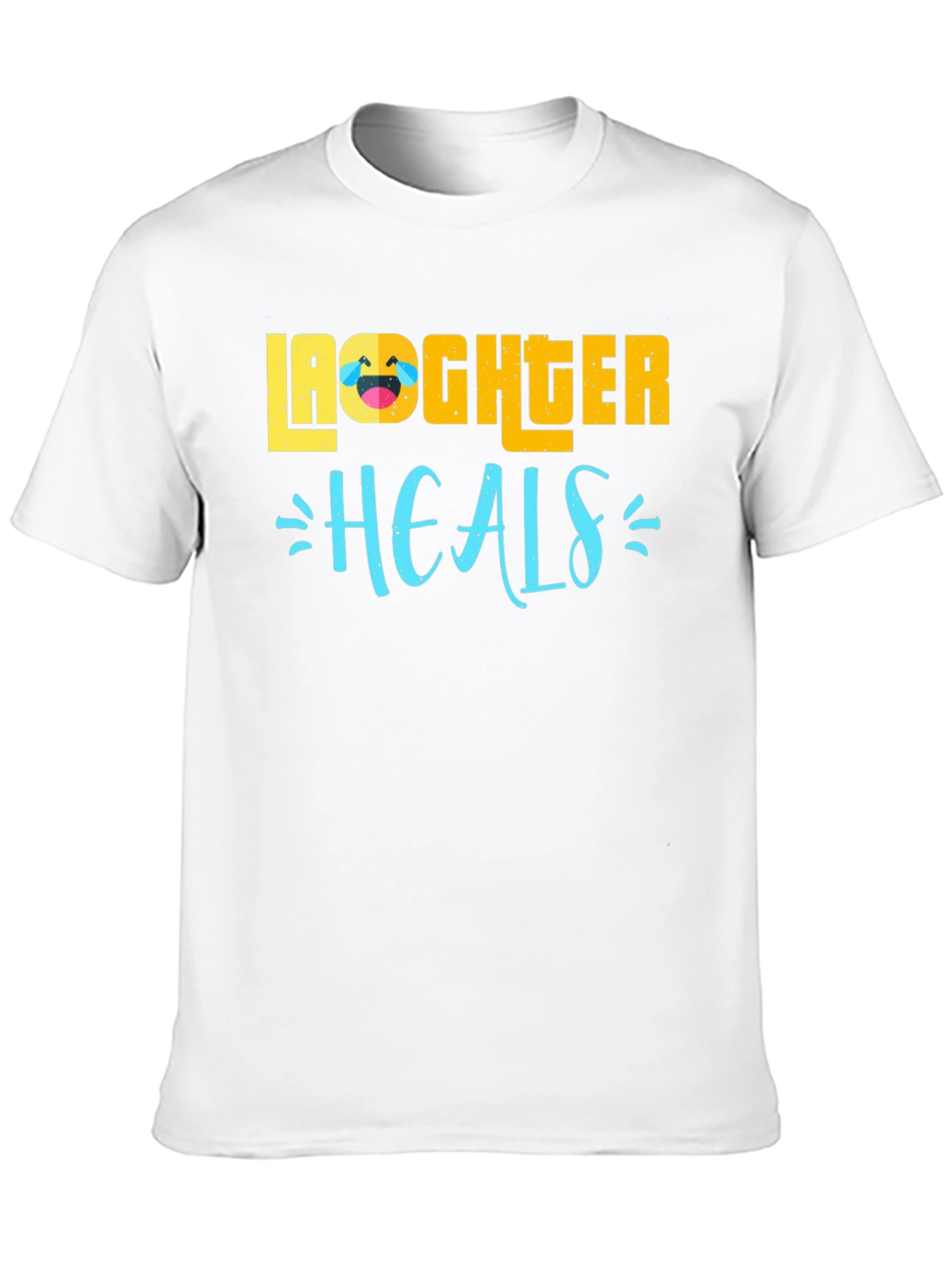 Laughter Heals Graphic T-Shirt - Black
