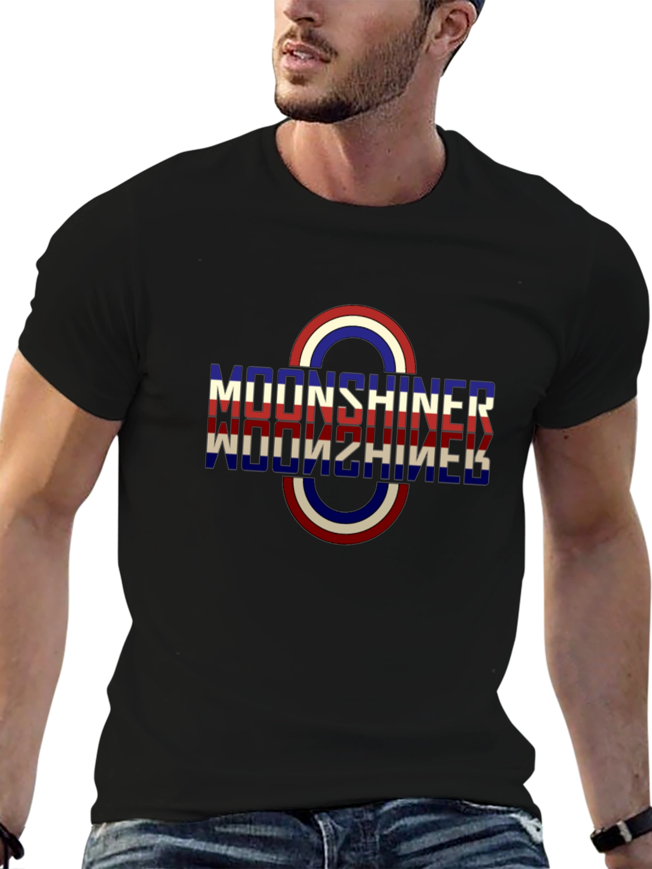 Moonshiner Graphic Tee - Classic Round Design
