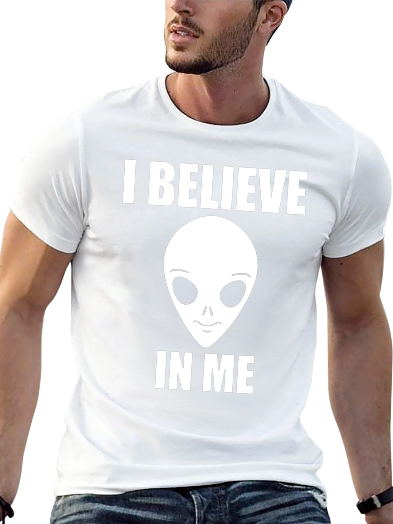 I Believe in Me Alien T-Shirt