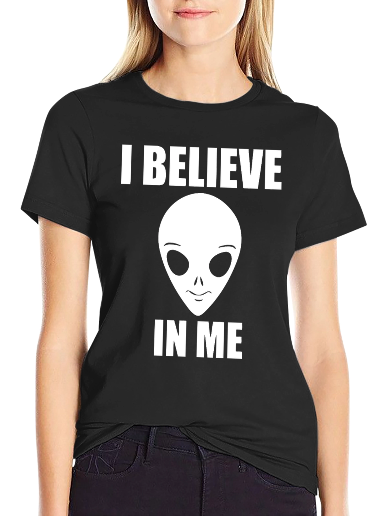 I Believe in Me Alien T-Shirt