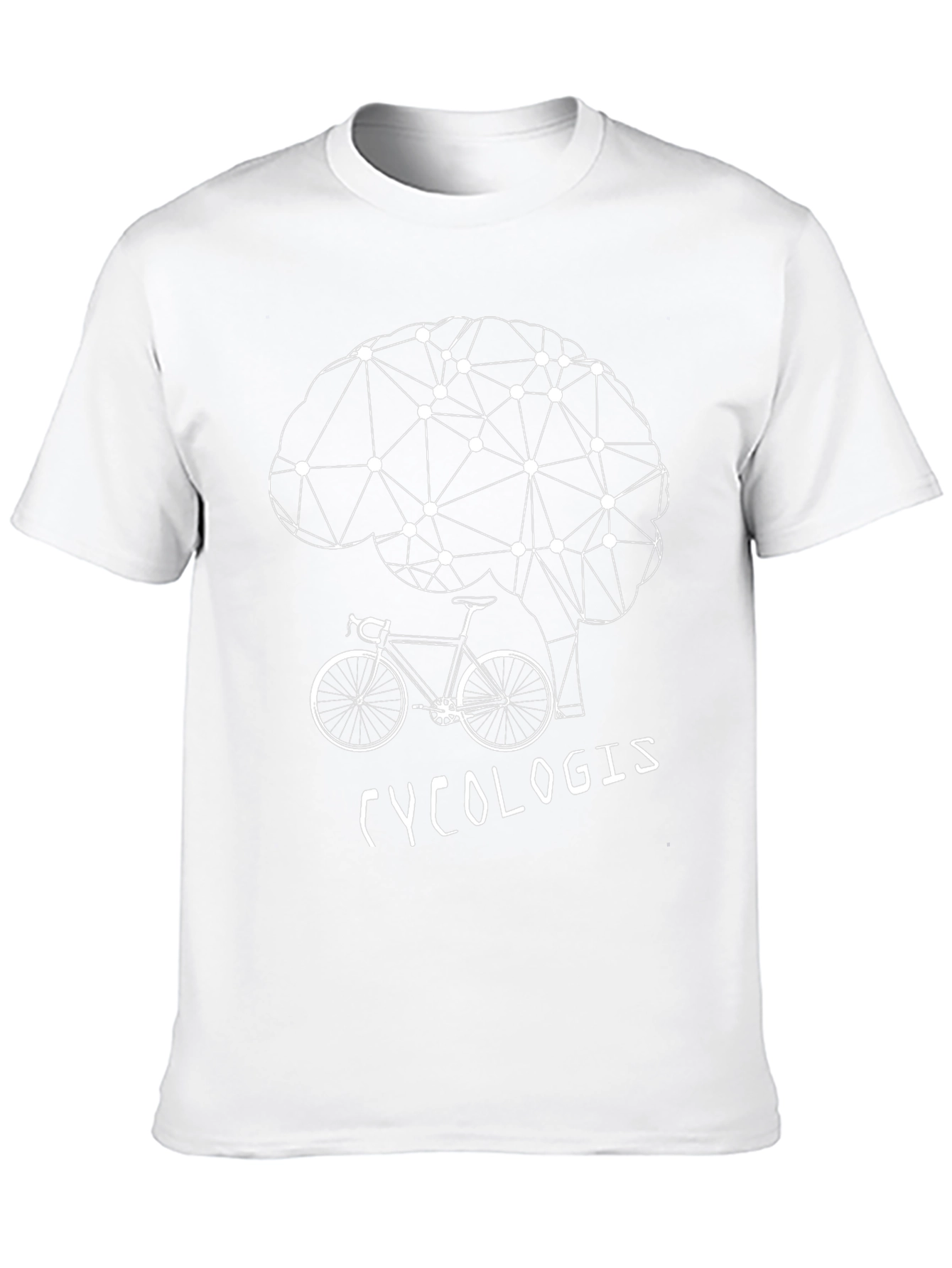Cycologist Brain Bike Black T-Shirt