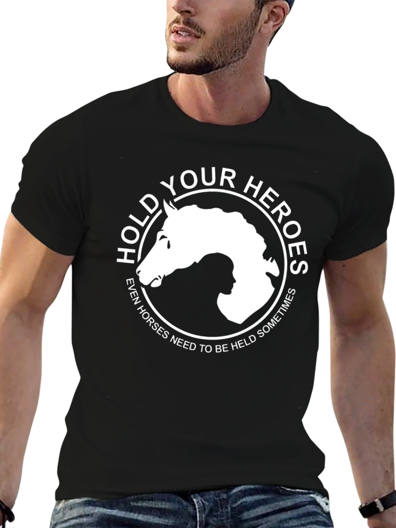 Hold Your Heroes Graphic T-Shirt