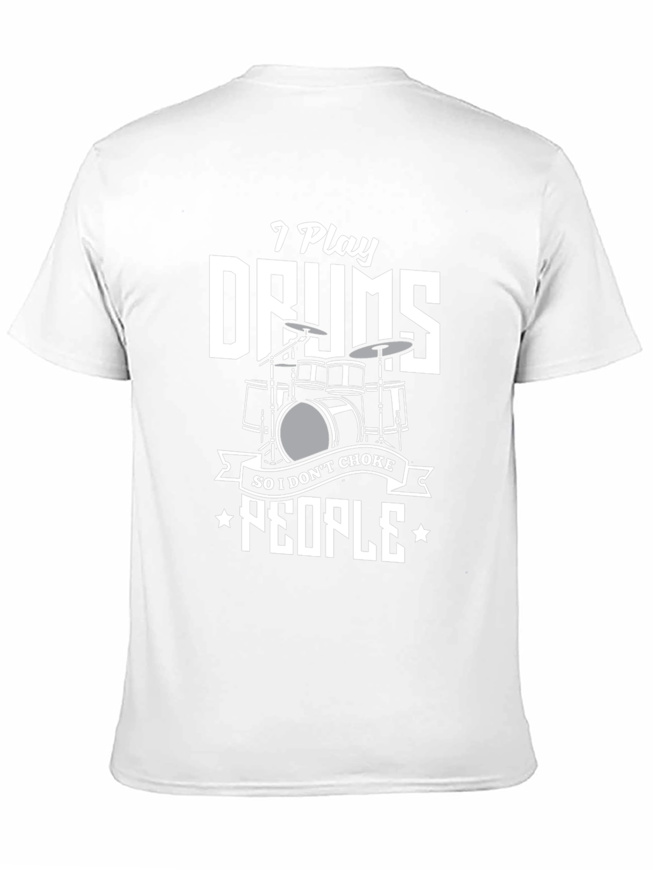 I Play Drums T-Shirt: Funny Musician Tee