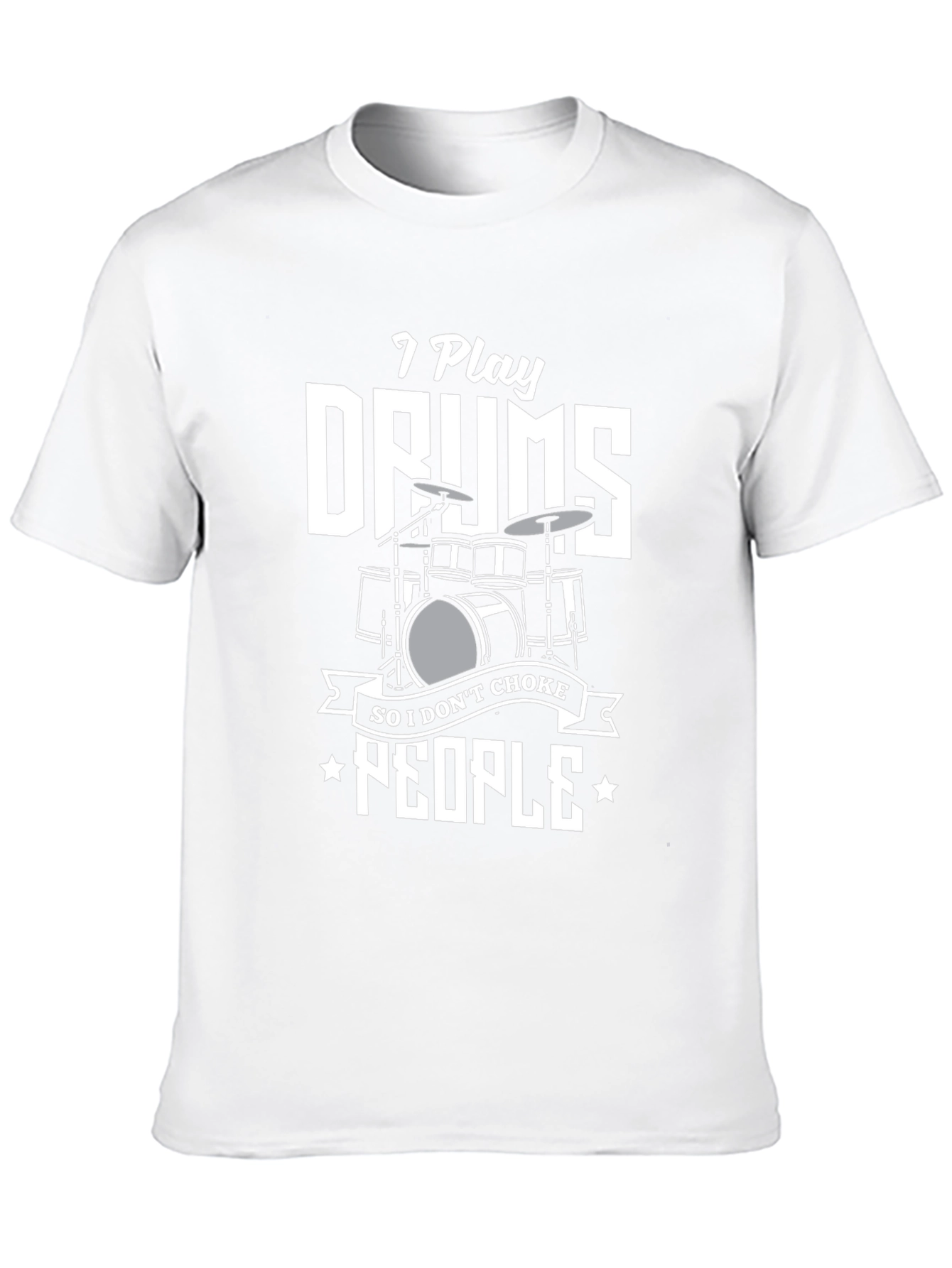I Play Drums T-Shirt: Funny Musician Tee