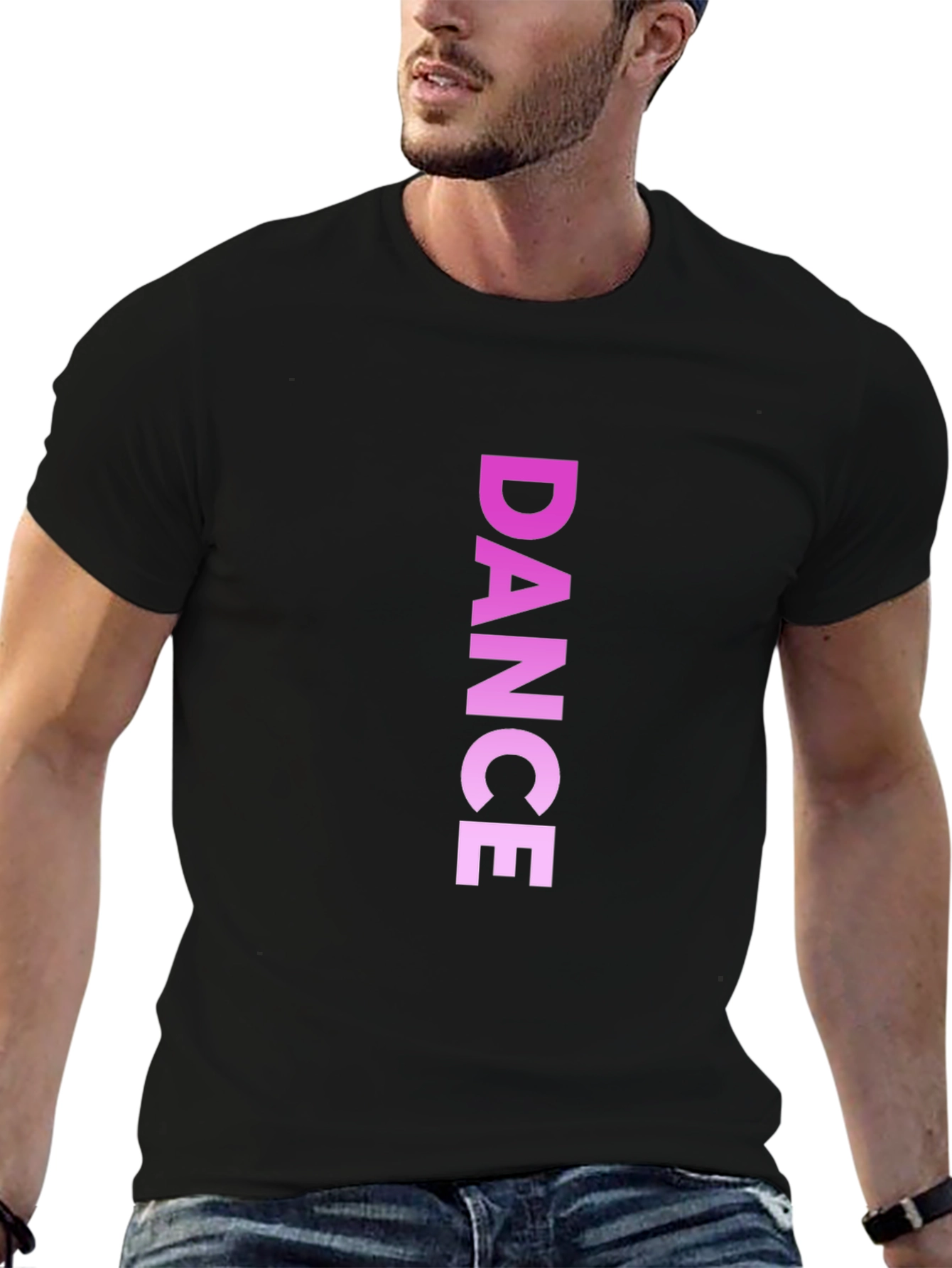 Dance Graphic Black T-Shirt