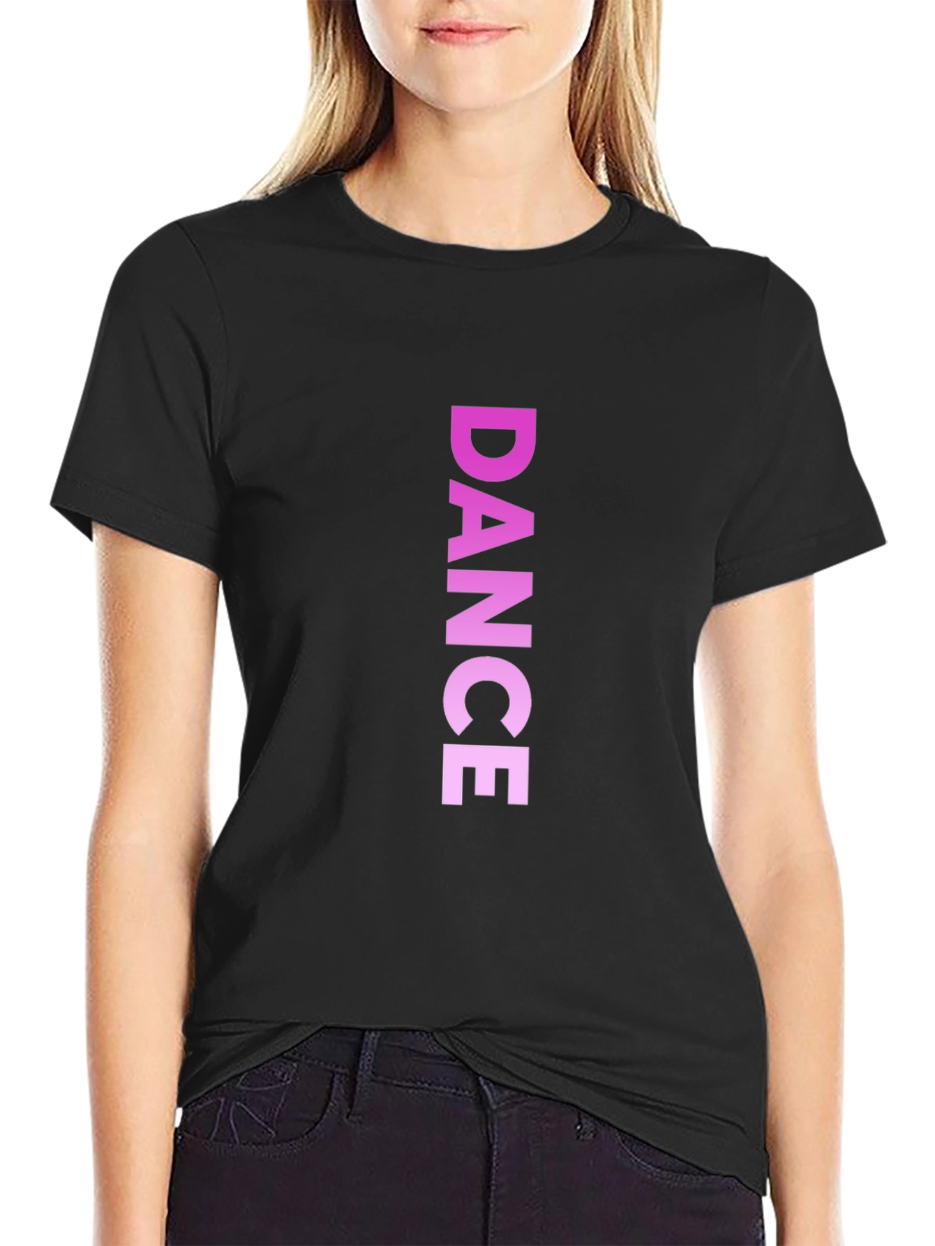 Dance Graphic Black T-Shirt
