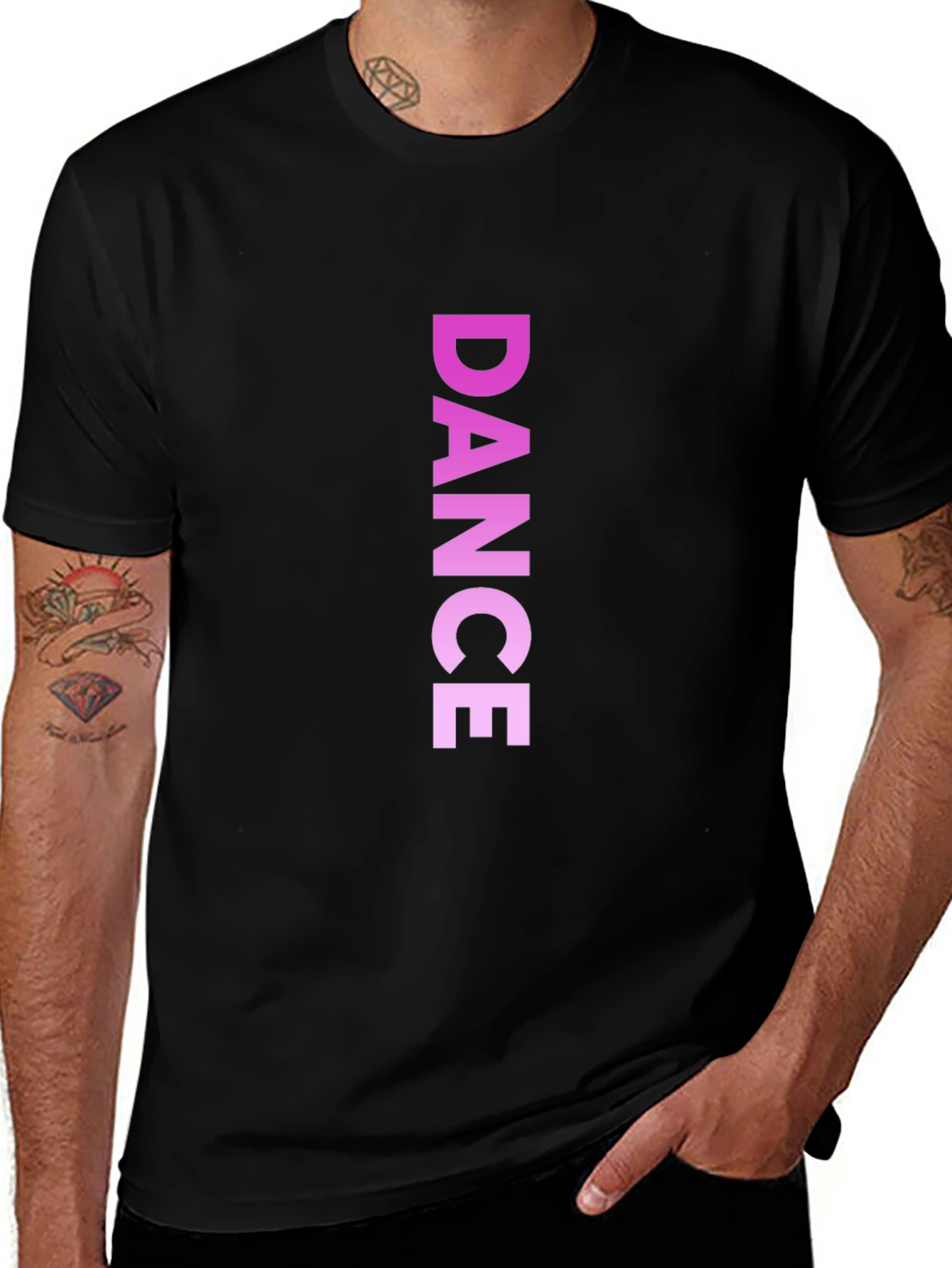 Dance Graphic Black T-Shirt