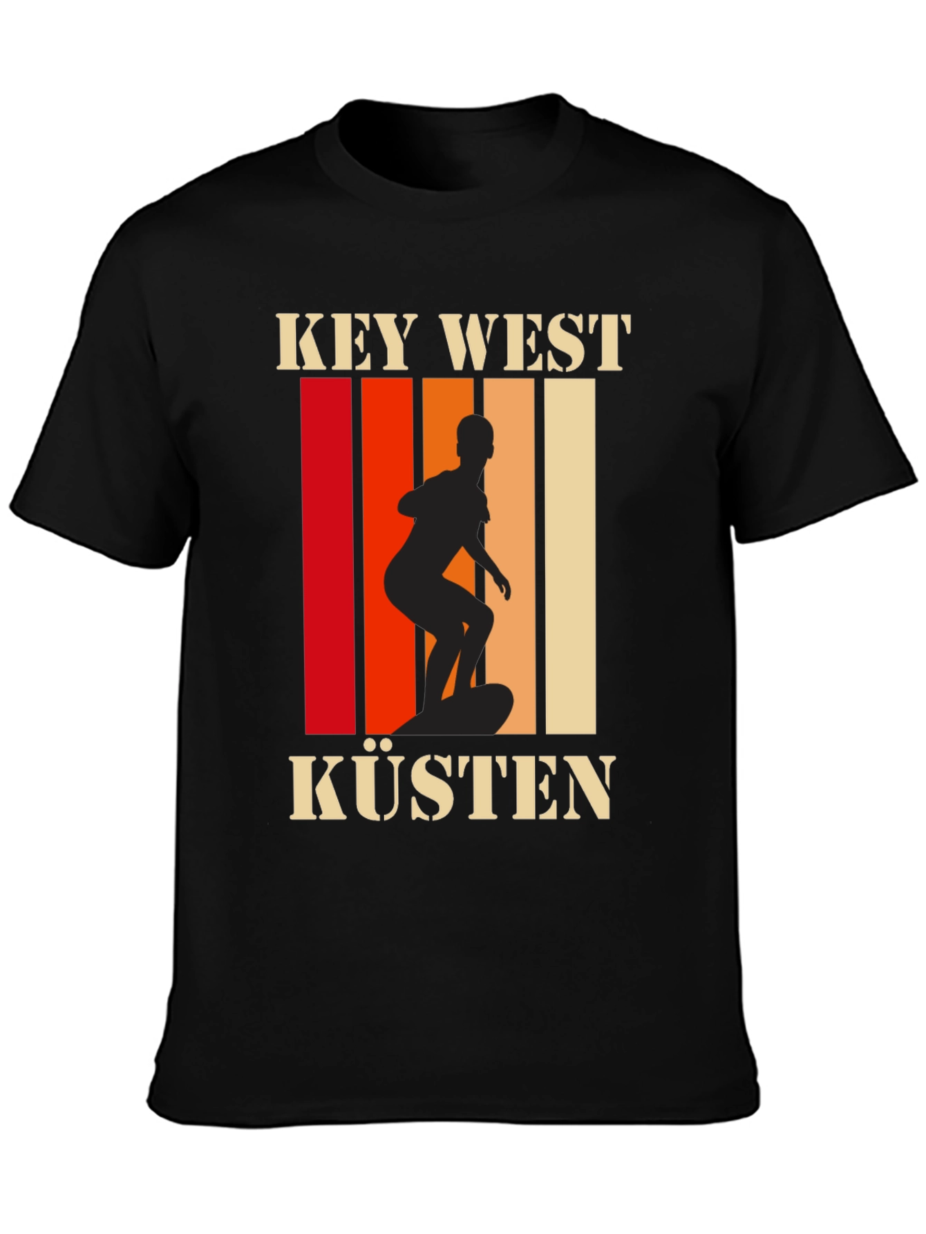 Key West Küsten Surfer Graphic Tee - Unisex
