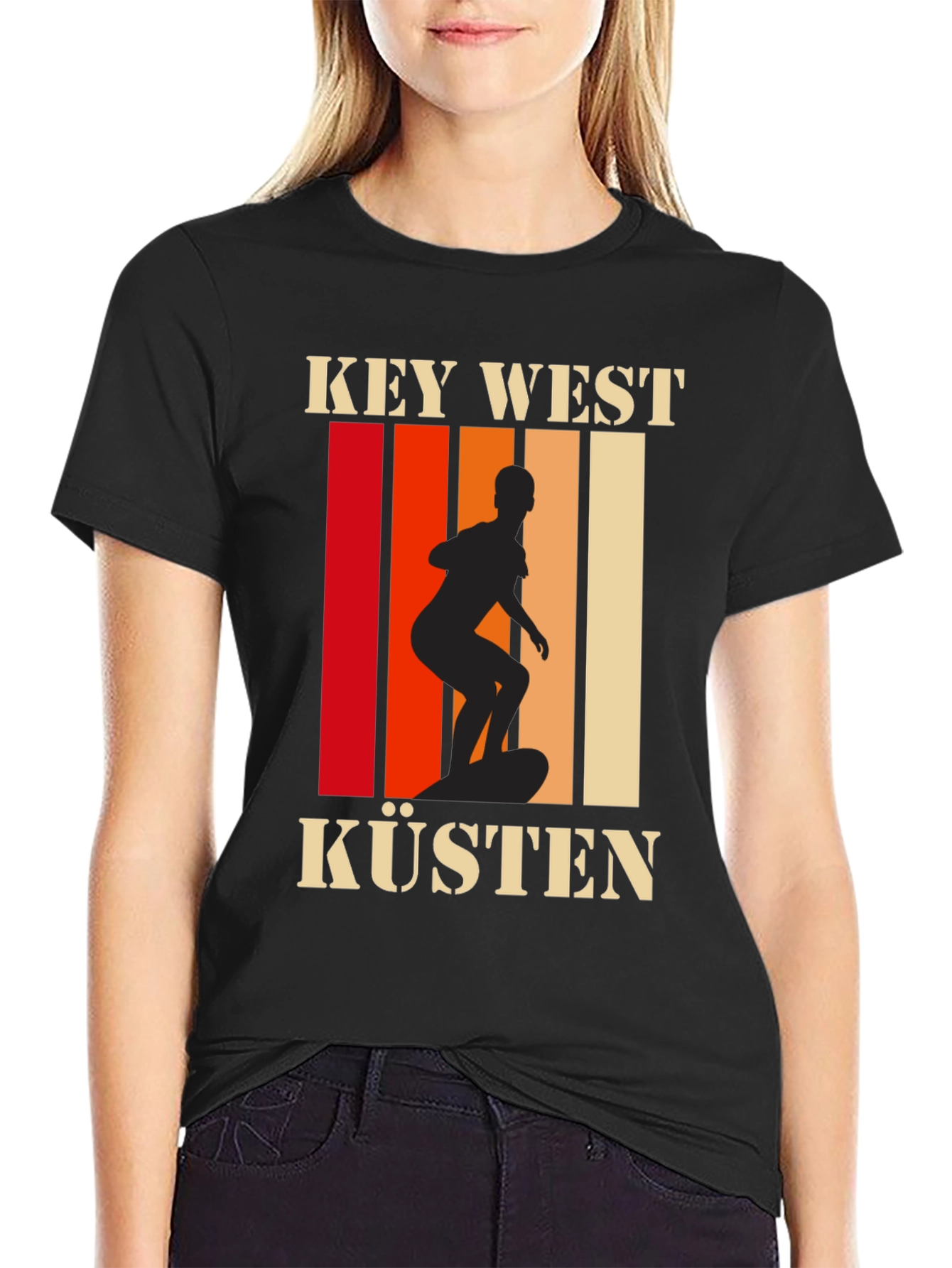 Key West Küsten Surfer Graphic Tee - Unisex