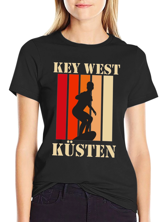 Key West Küsten Surfer Graphic Tee - Unisex