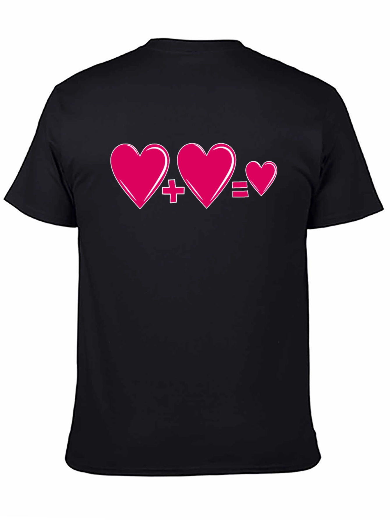 Love Equation T-Shirt - Heart Plus Heart Equals Love