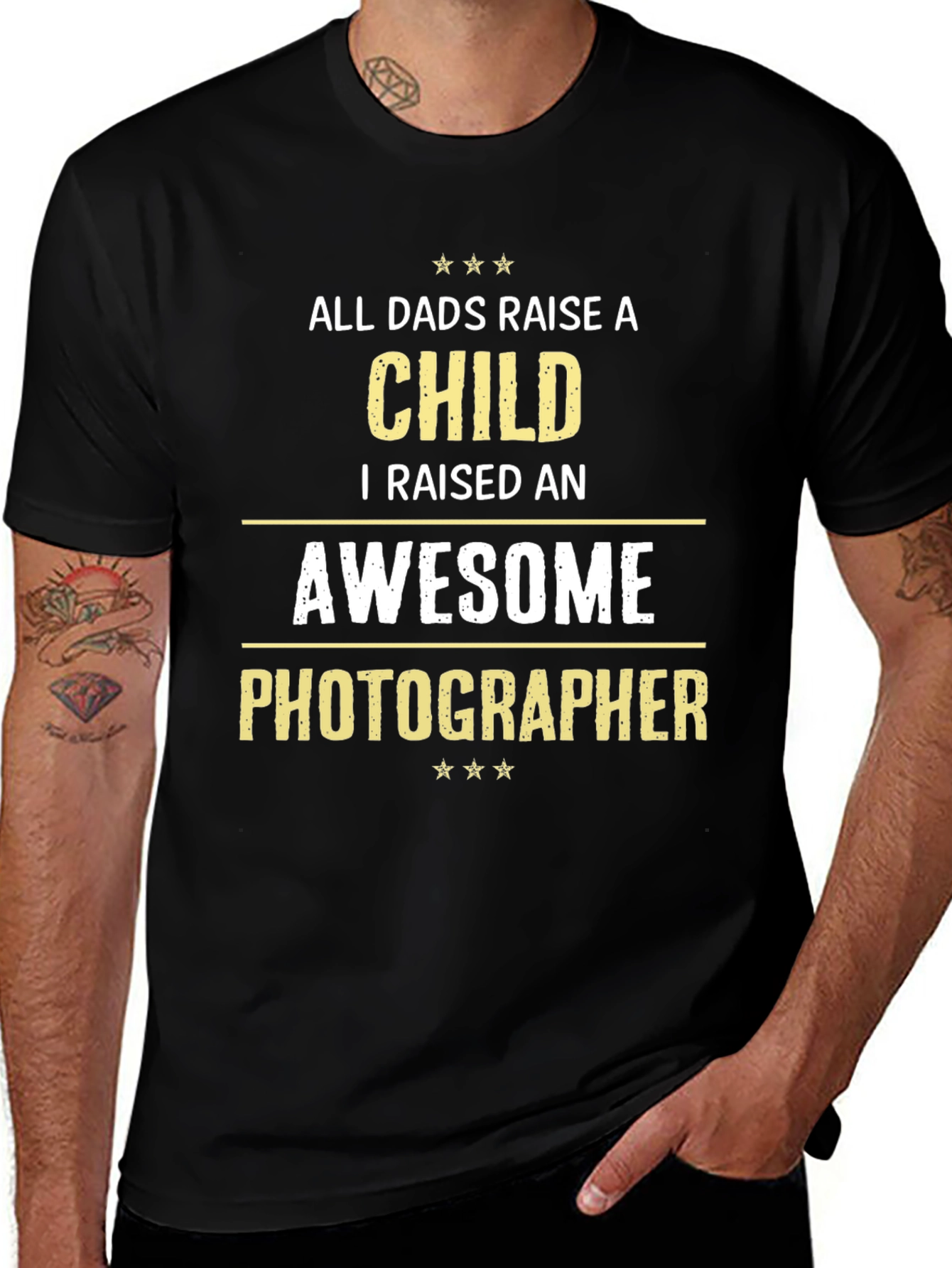 Dad Photographer T-Shirt - Fathers Day Gift